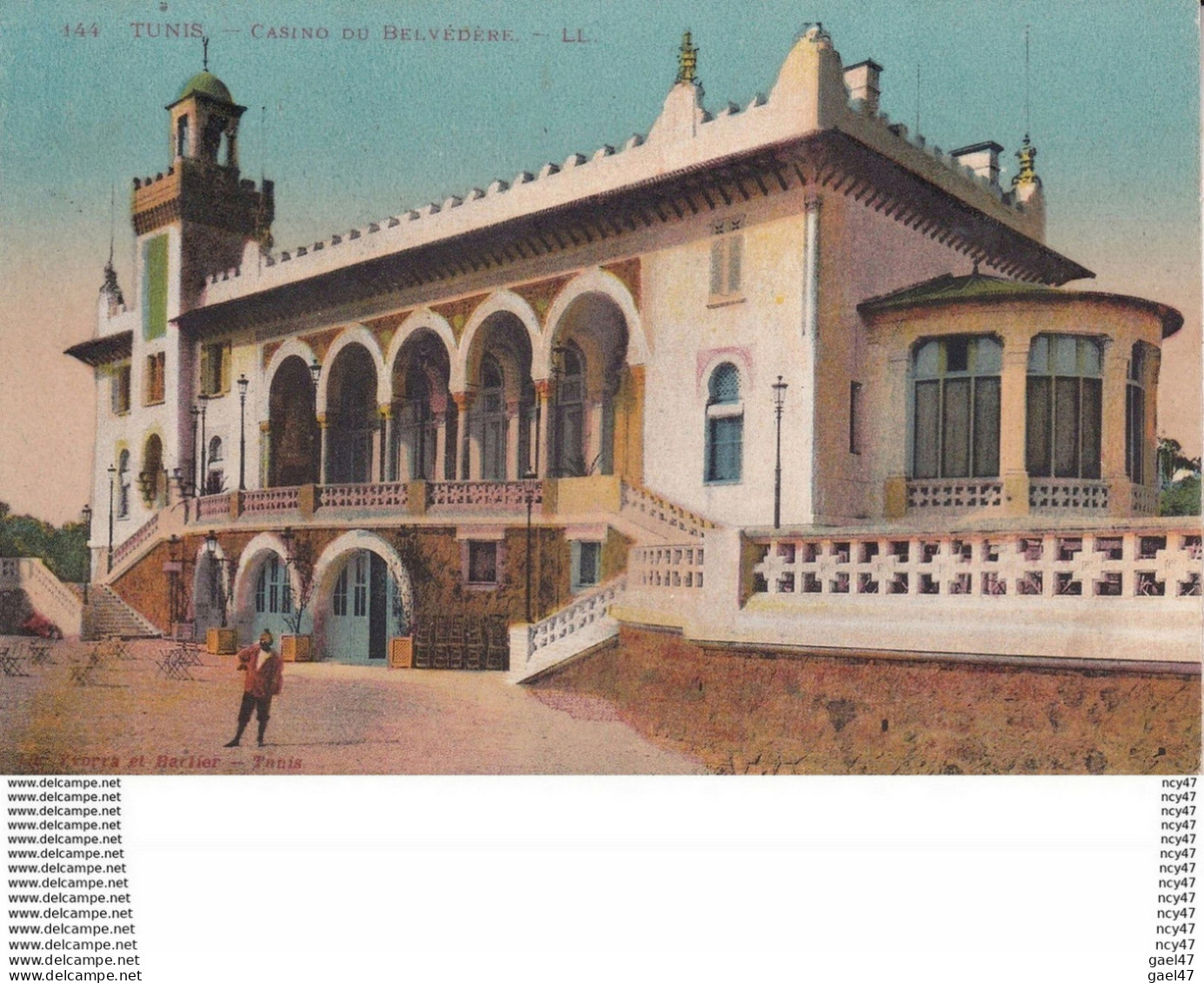 CPA  TUNIS (Tunisie).  Casino Du Belvédère. ..C292 - Tunesië