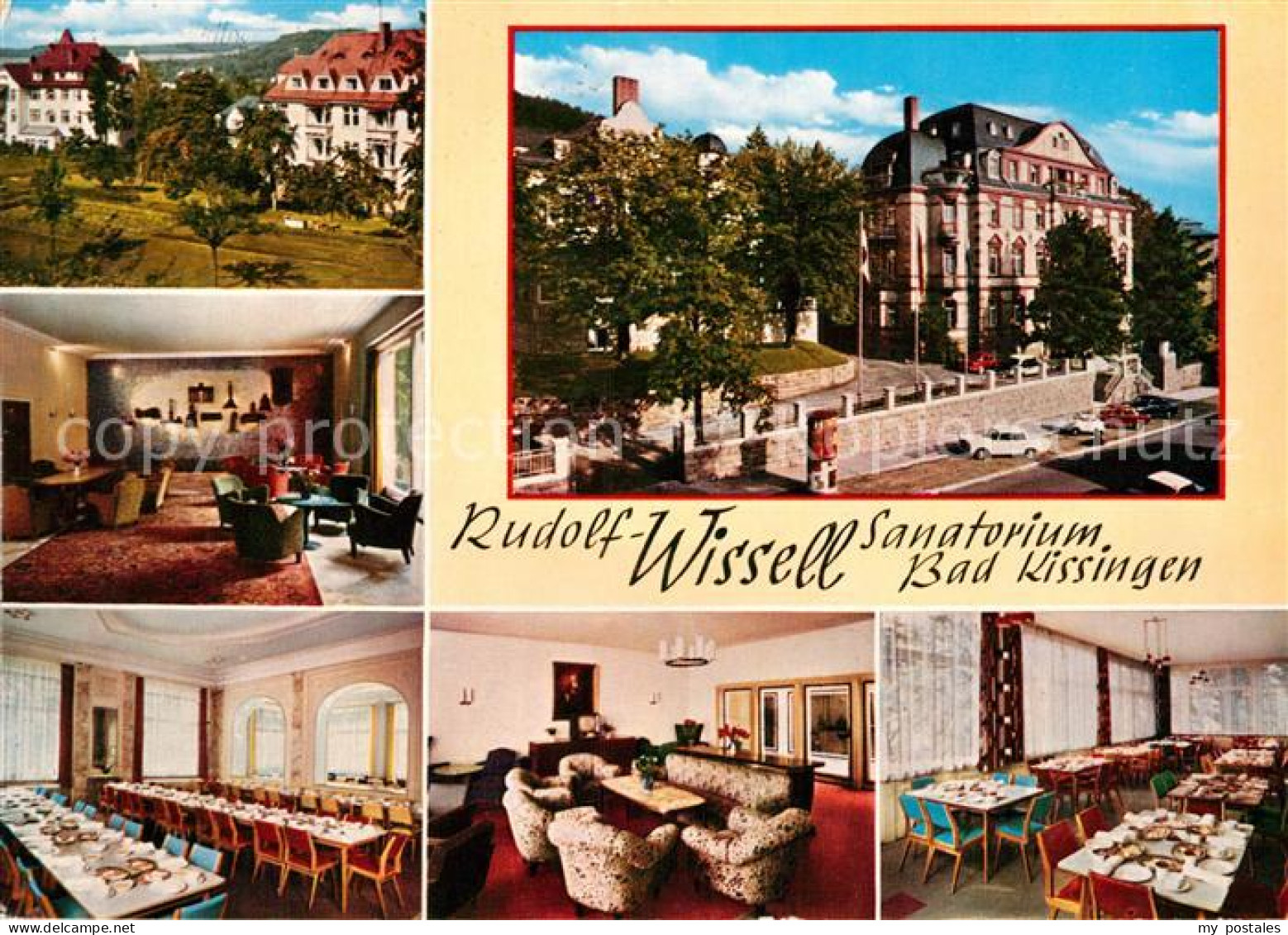 72931032 Bad Kissingen Rudolf Wissel Sanatorium Speisesaal Foyer Bad Kissingen - Bad Kissingen