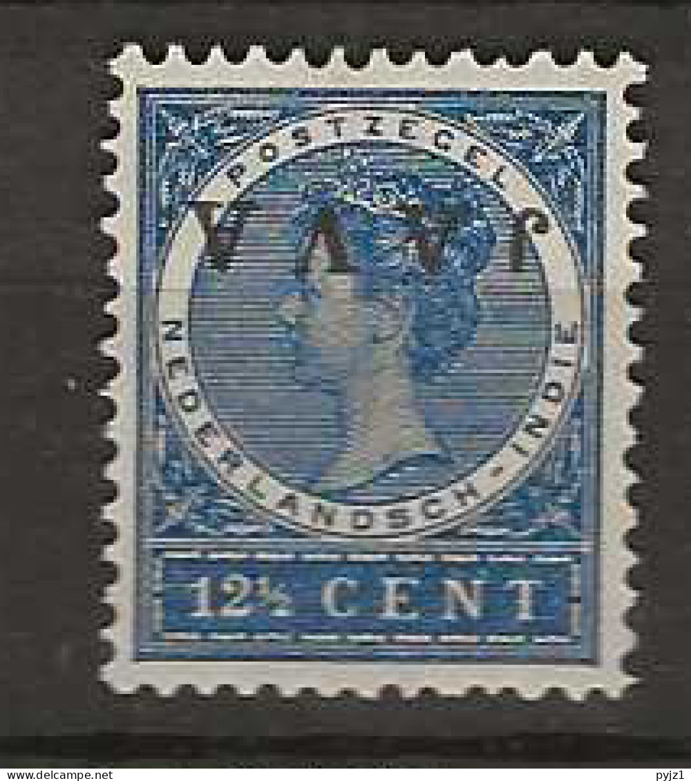 1908 MH Nederlands Indië NVPH 71f JAVA Kopstaand - Niederländisch-Indien