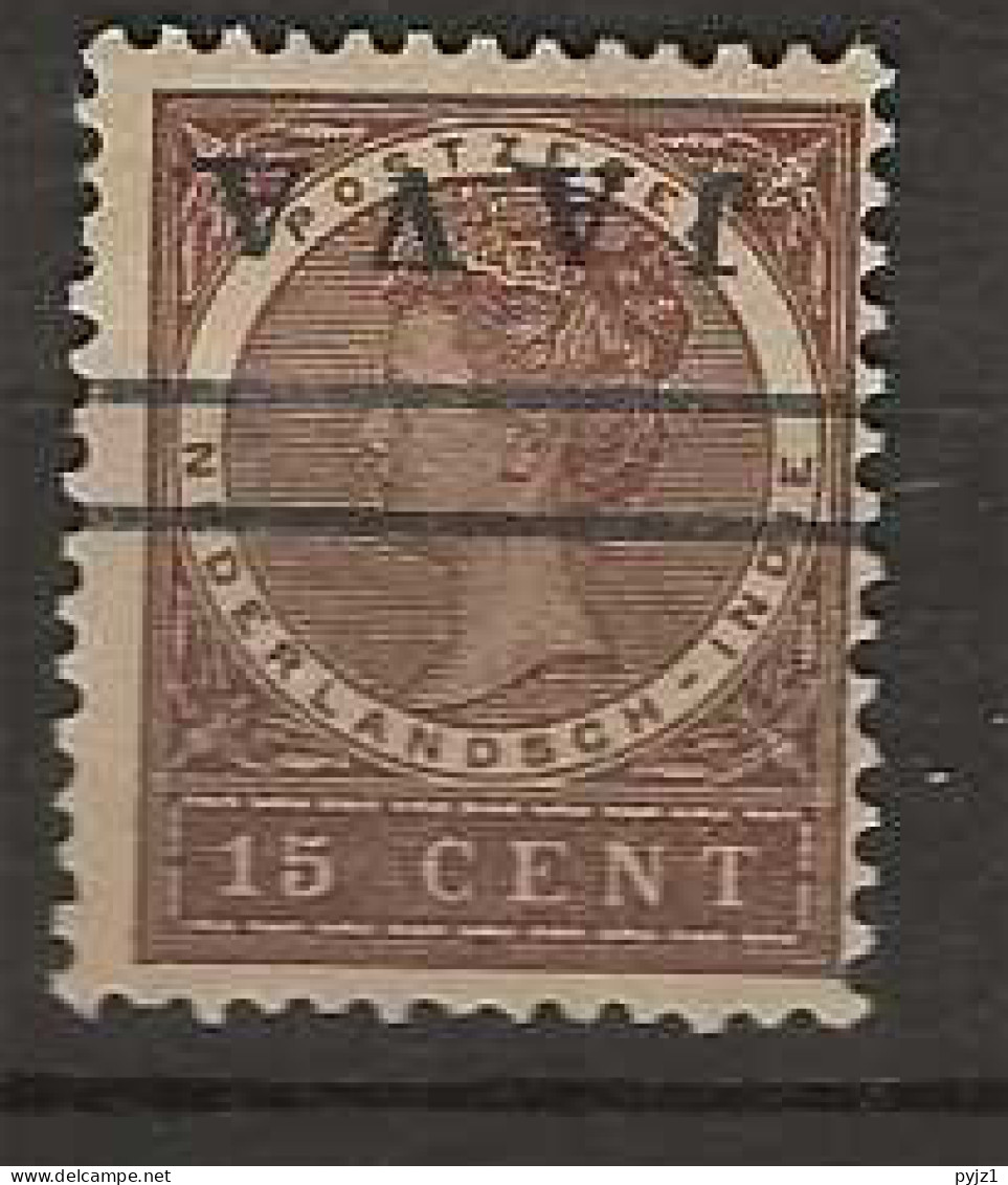 1908 MH Nederlands Indië NVPH 72f JAVA Kopstaand - Indes Néerlandaises