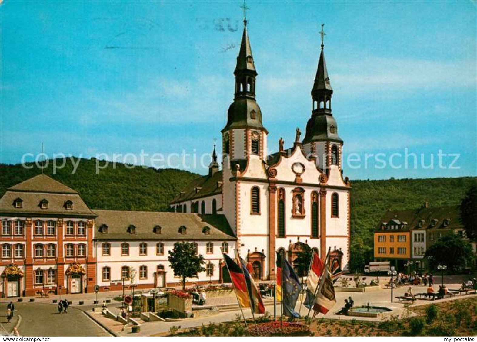 72930882 Pruem Eifel Kirchenpartie Pruem - Autres & Non Classés