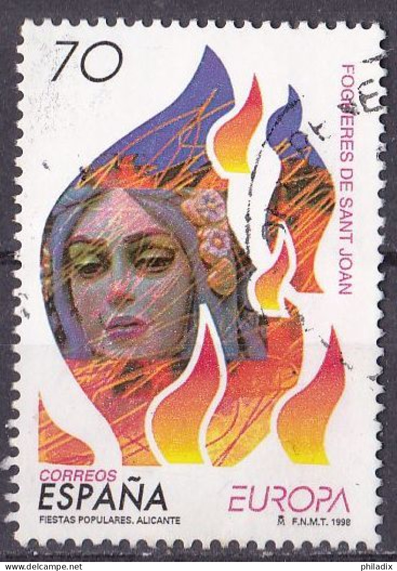 Spanien Marke Von 1998 O/used (A5-14) - Gebraucht