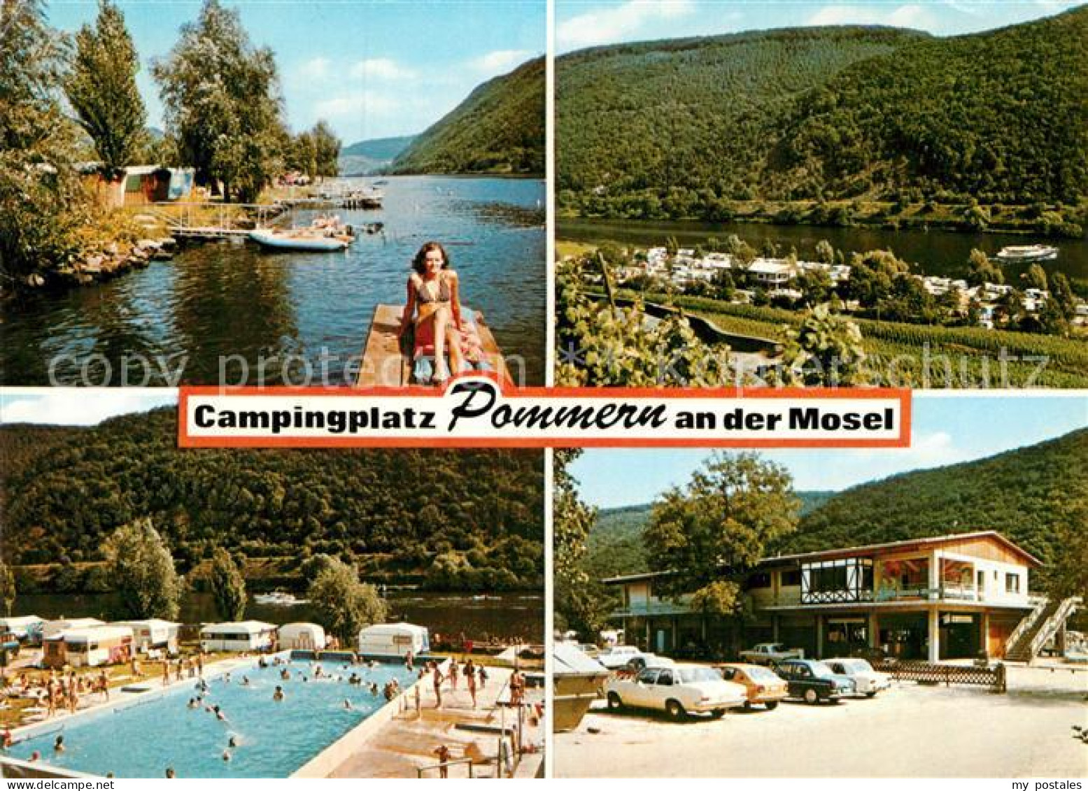 72930819 Pommern Mosel Camping A.Lenz Freibad Pommern - Andere & Zonder Classificatie
