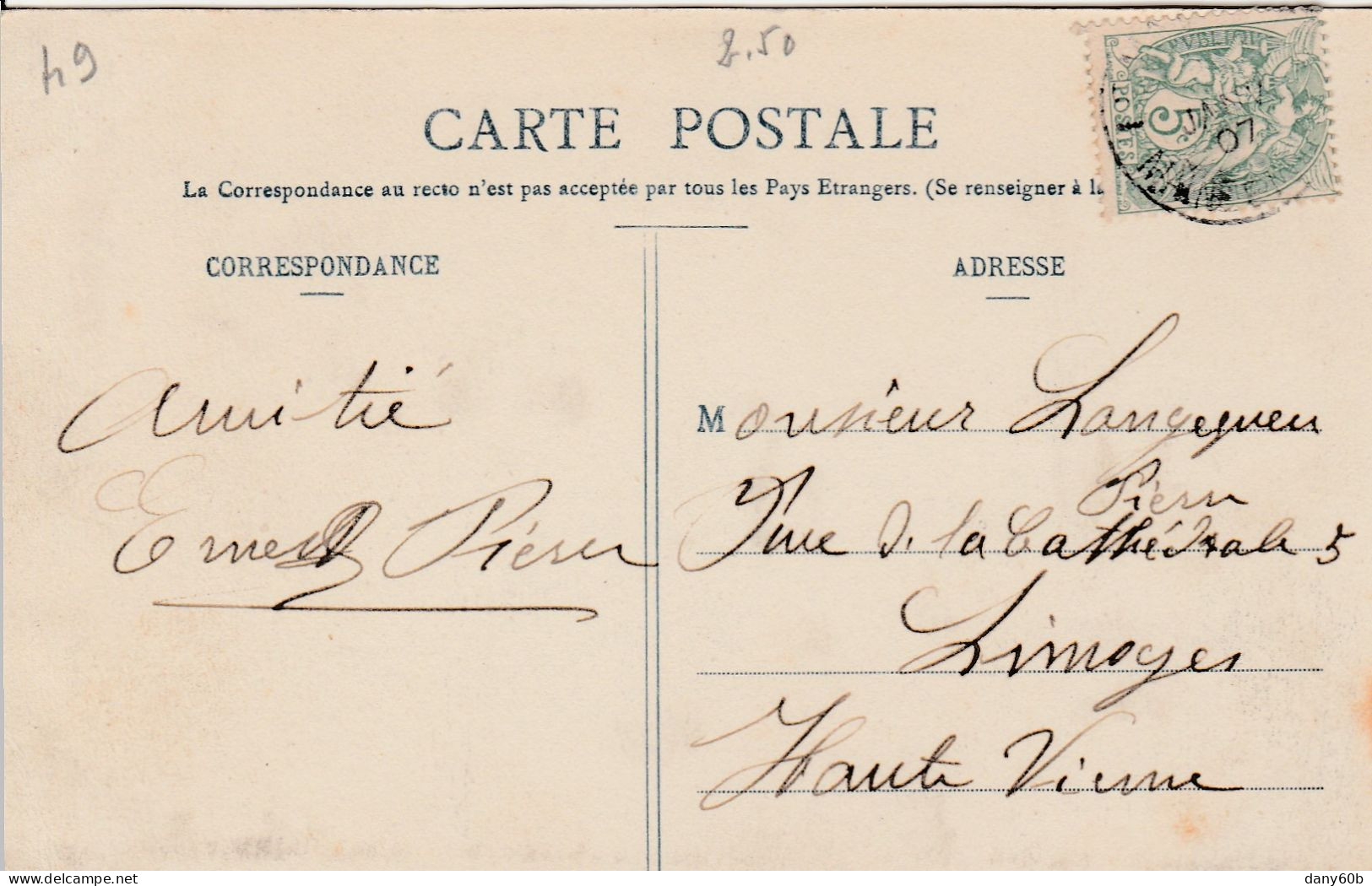 REF.AC . CPA . 49 . LE MAY SUR EVRE . RUE DOUCE ET SAINT MICHEL - Other & Unclassified