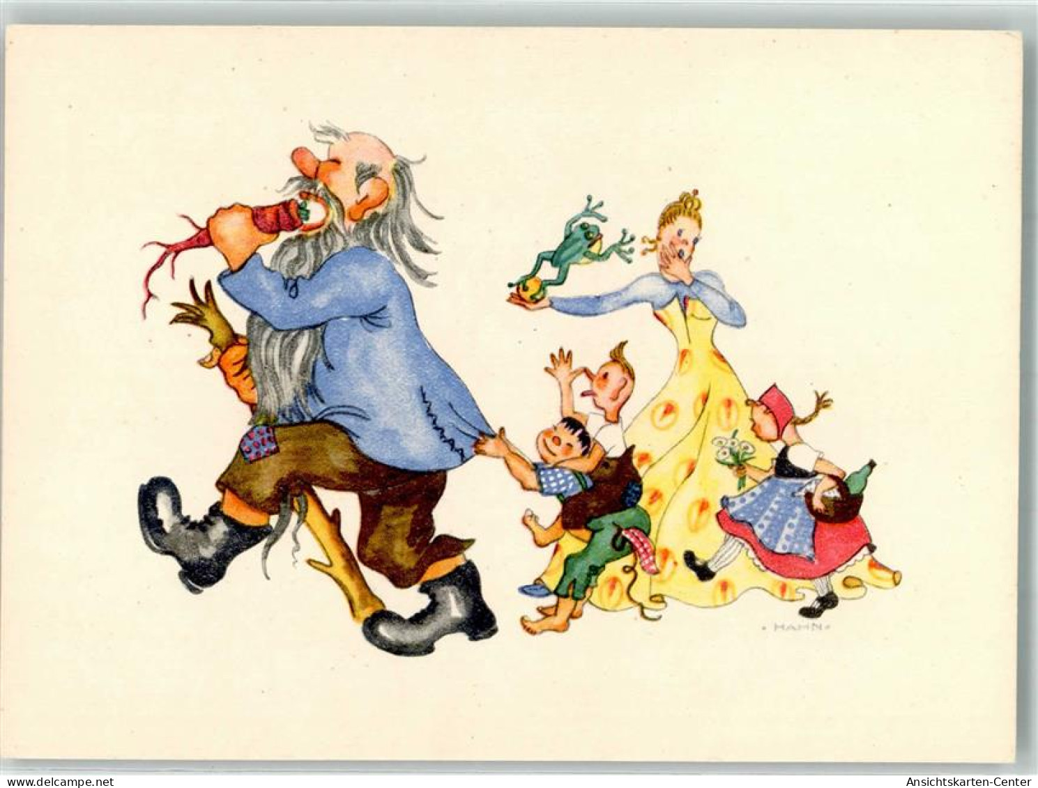 39675108 - Sign. Hahn Ruebezahl Max U. Moritz Rotkaeppchen Froschkoenig - Fairy Tales, Popular Stories & Legends