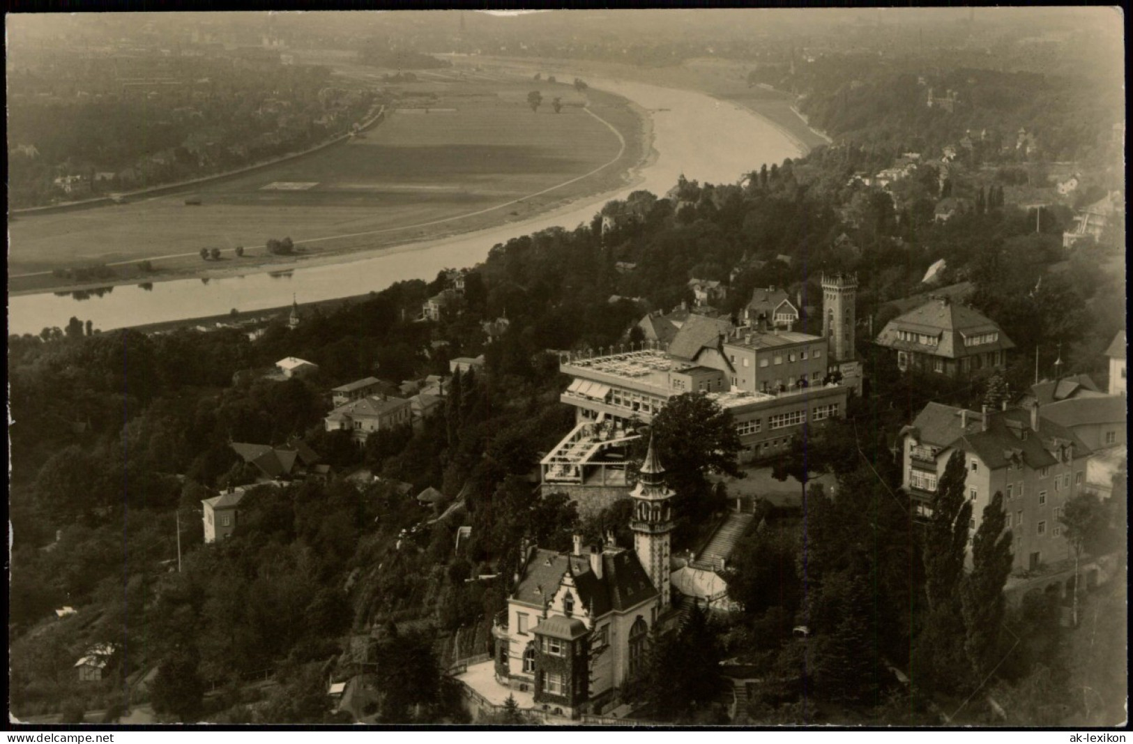 Loschwitz-Dresden Loschwitzhöhe, Villen Und Elbtal 1955 Walter Hahn:12275 - Dresden