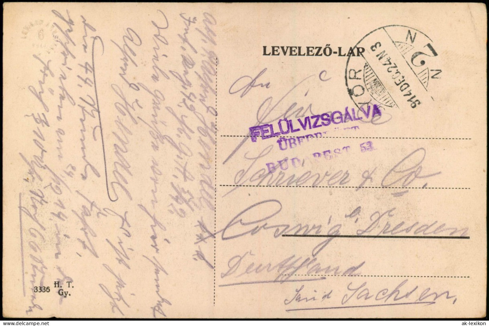 Postcard Raab Győr Városháza 1924  Gel. KuK Feldpost - Ungarn