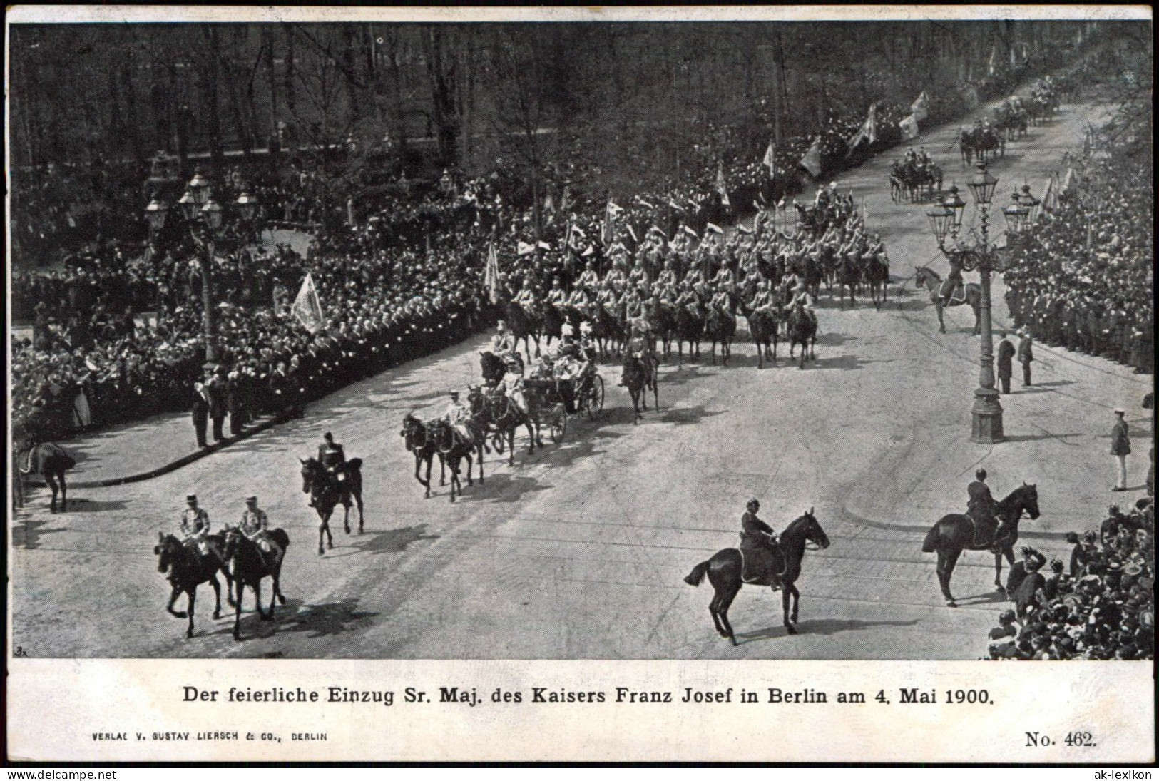 Berlin Feierlicher Einzug Sr. Maj. Des Kaisers Franz Josef   Am 4. Mai 1900 - Sonstige & Ohne Zuordnung