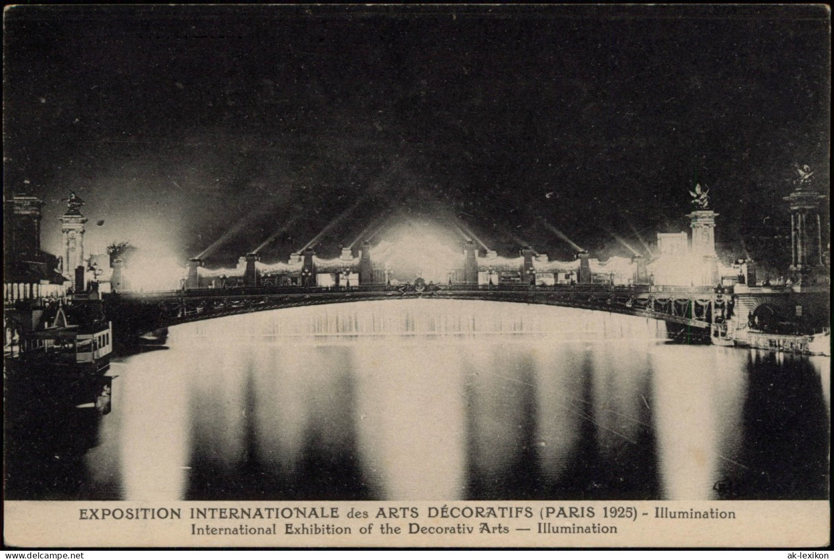 Paris EXPOSITION INTERNATIONALE Des ARTS DÉCORATIFS Illumination 1925 - Autres & Non Classés