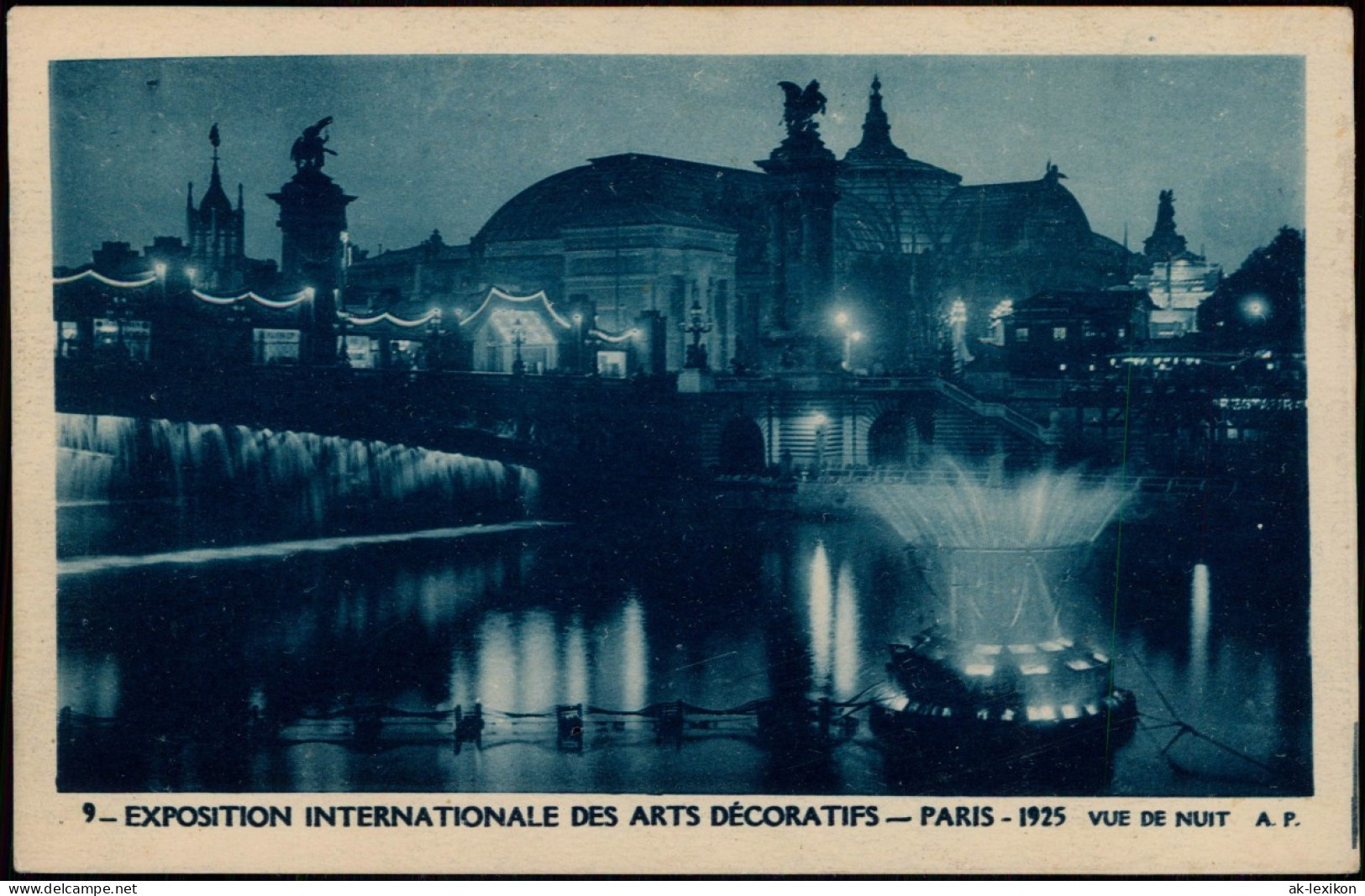 Paris EXPOSITION INTERNATIONALE DES ARTS DÉCORATIFS-PARISE NUIT 1925 - Autres & Non Classés