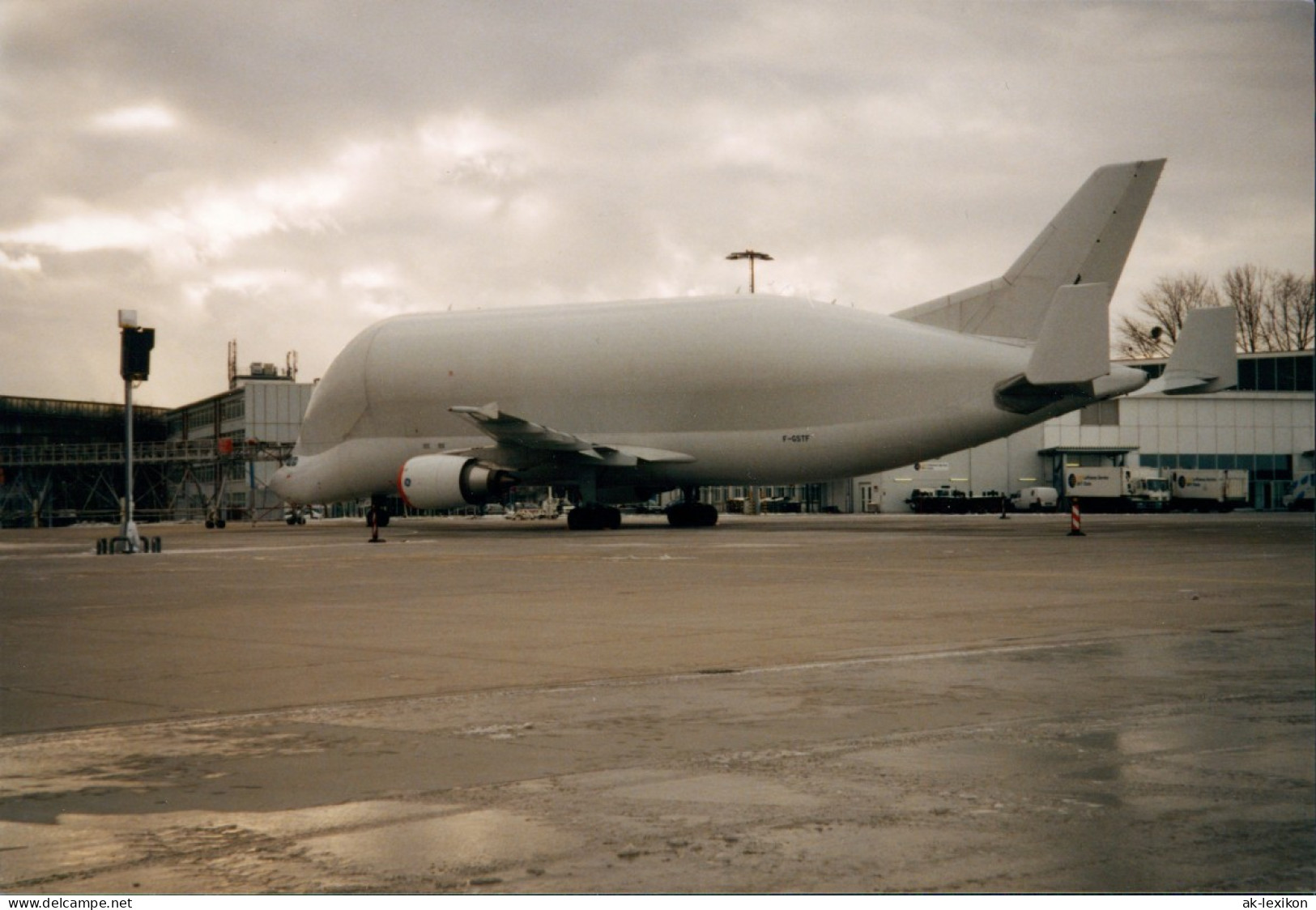 Klotzsche-Dresden Flughafen Airbus Beluga Flugzeug Airplain 2003 Privatfoto Foto - Dresden