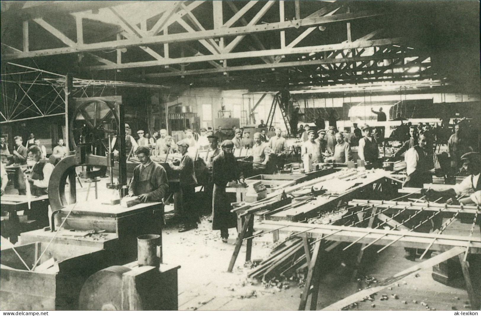 Johannisthal-Berlin Fabrik Innenansicht Der Albatroswerke G.m.b.H. 1913/2000 - Köpenick