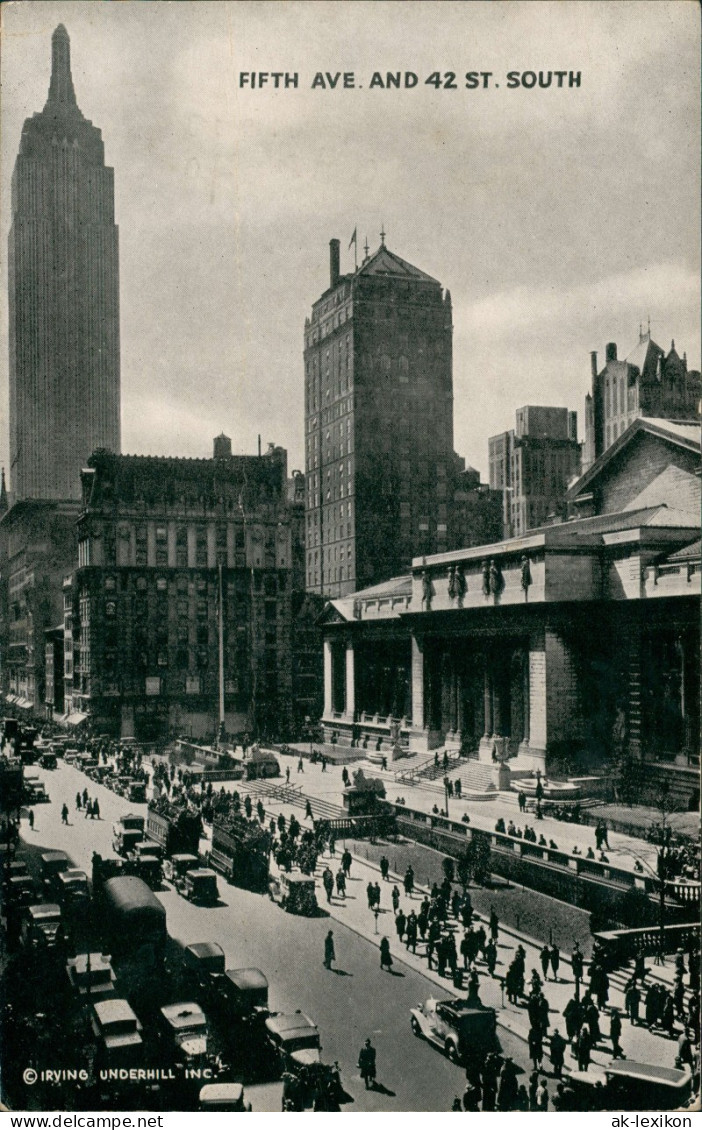 Manhattan-New York City 5th Avenue Fifth Avenue Empire State Building 1932 - Sonstige & Ohne Zuordnung