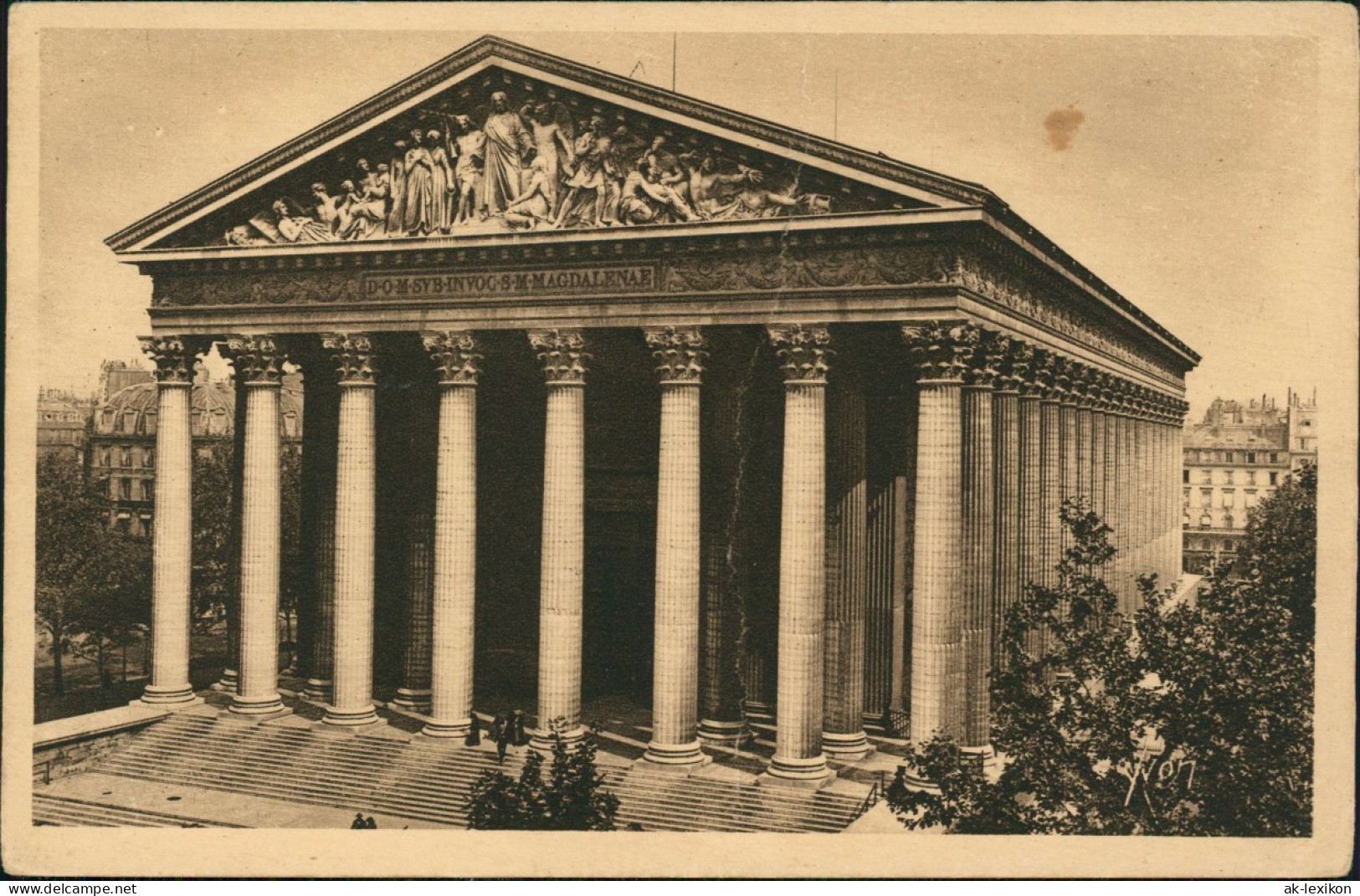 CPA Paris Église De La Madeleine 1928 - Autres & Non Classés