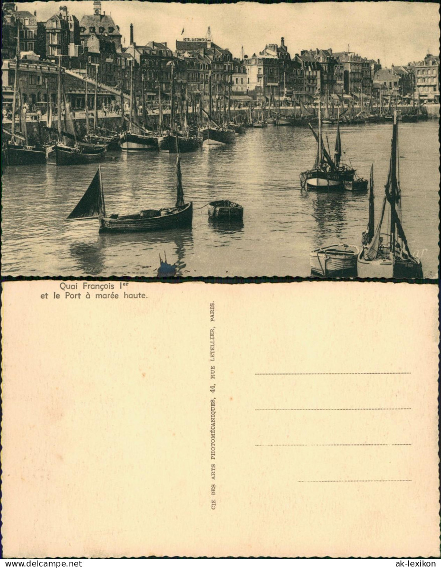 .Frankreich Quai François Ler Et Le Port à Marée Haute. Frankreich 1928 - Autres & Non Classés