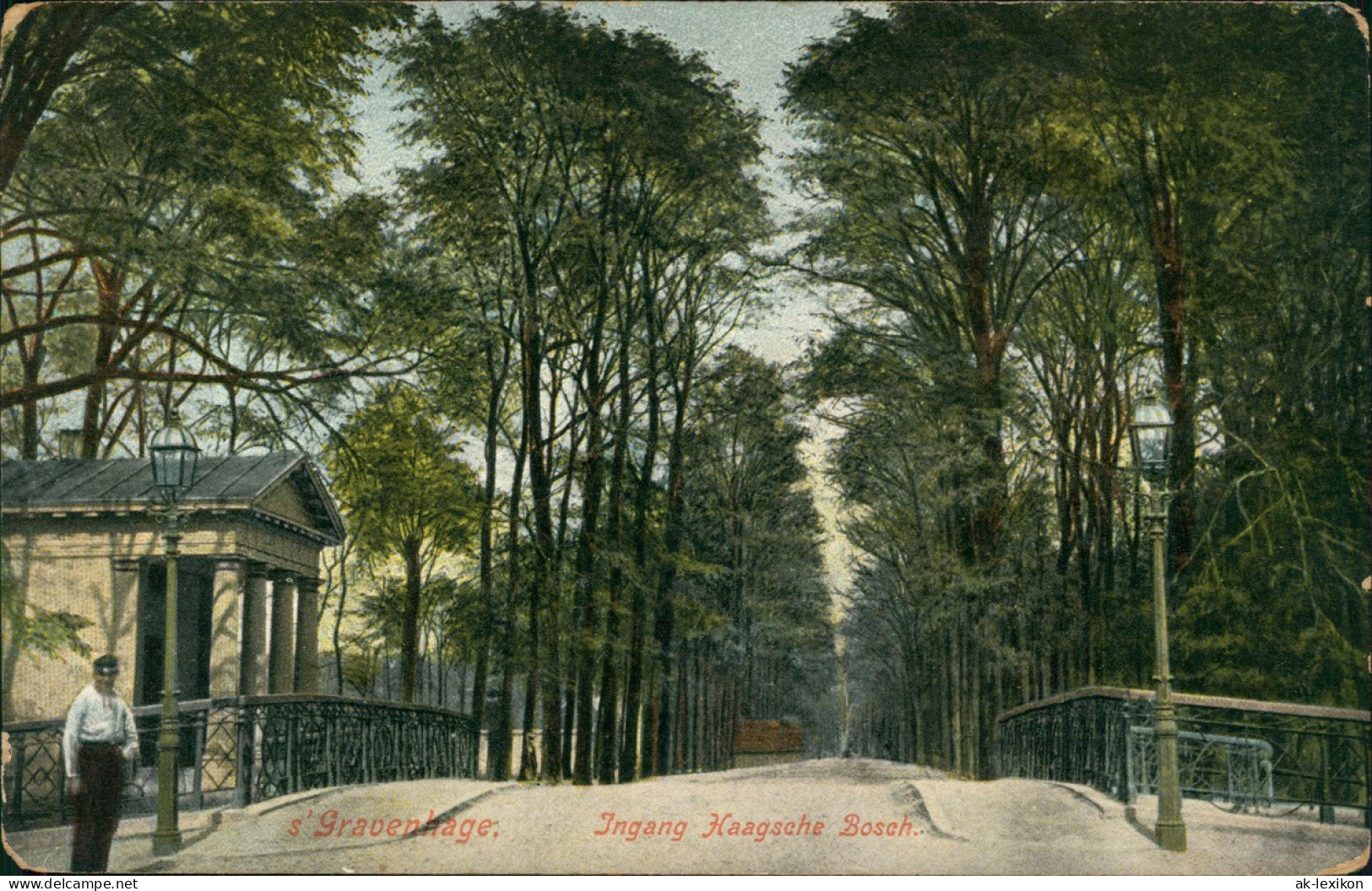 Postkaart Den Haag Den Haag Ingang Haagsche Bosch. 1912 - Den Haag ('s-Gravenhage)