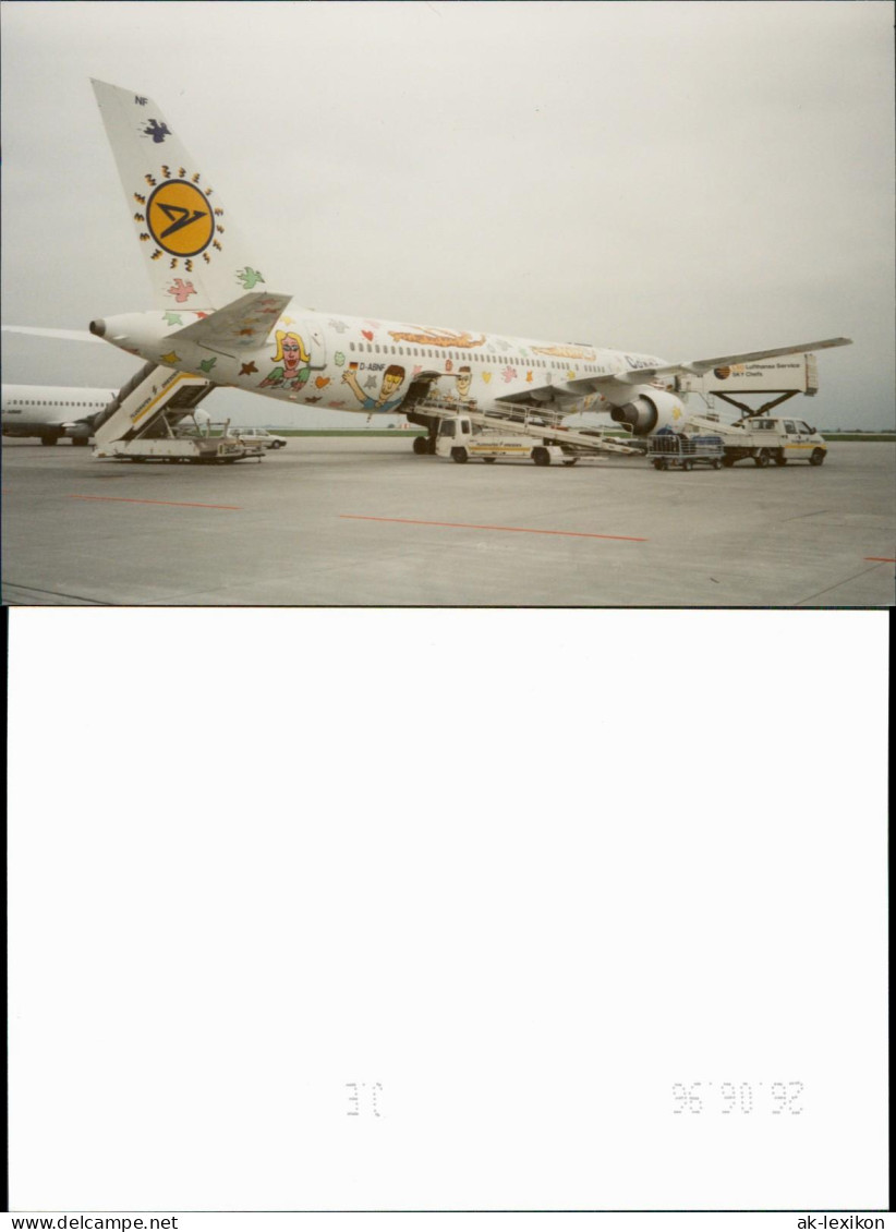 Flugzeug Airplane Avion Condor  Beladung Sonderlackierung 1996 Privatfoto Foto - 1946-....: Moderne