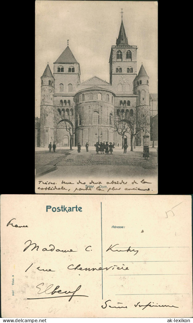 Ansichtskarte Trier Dom Vorplatz 1910 - Trier