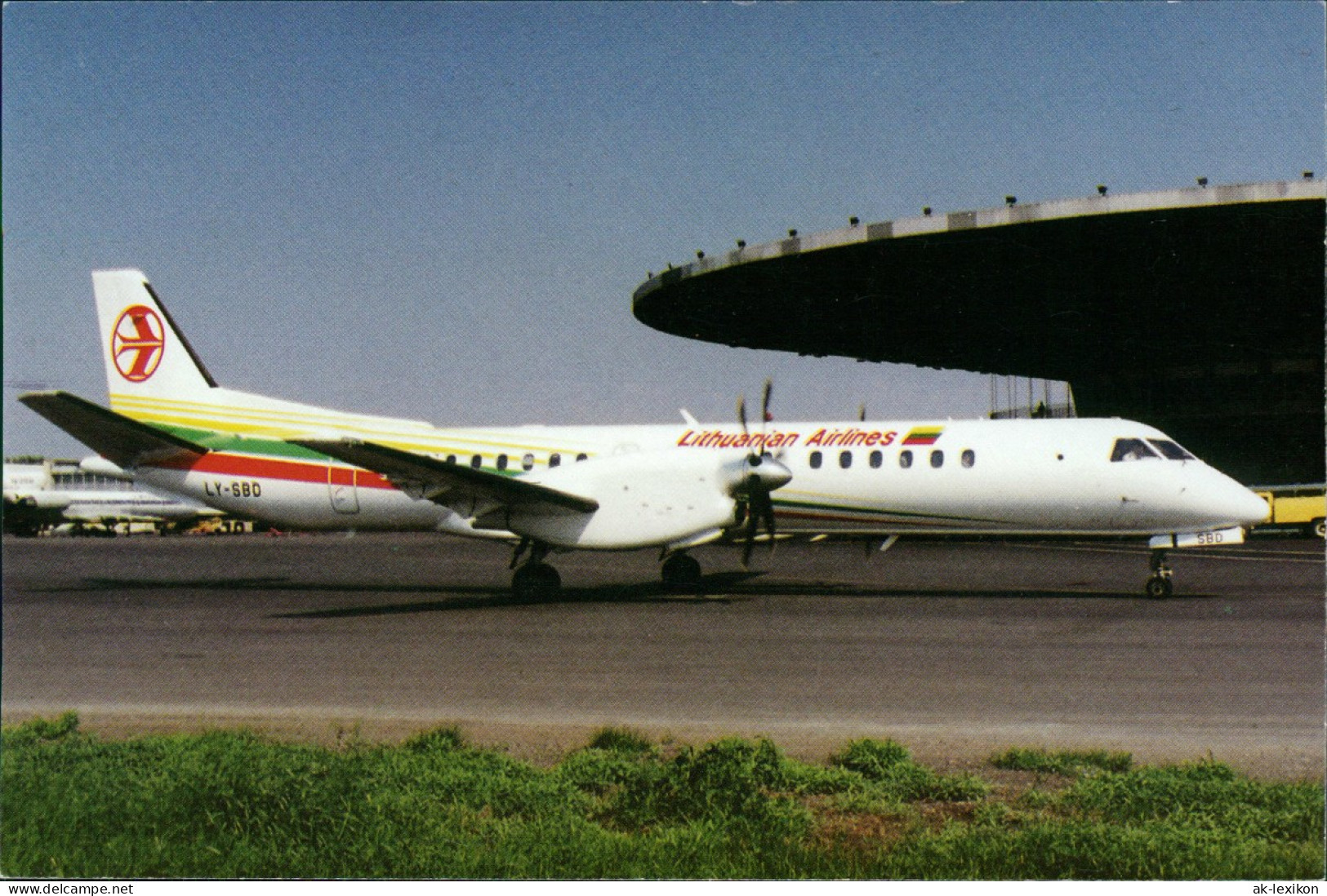 Flugzeug Airplane Avion Lithuanian Airlines Самолет СААБ 2000 1993 - 1946-....: Modern Tijdperk