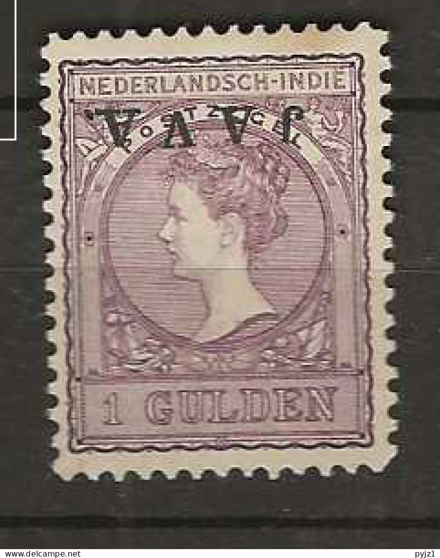 1908 MH Nederlands Indië NVPH 79f JAVA Kopstaand - Nederlands-Indië