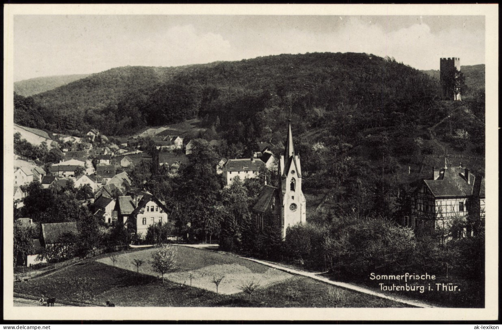 Ansichtskarte Tautenburg-Dornburg-Camburg Stadt 1928 - Altri & Non Classificati