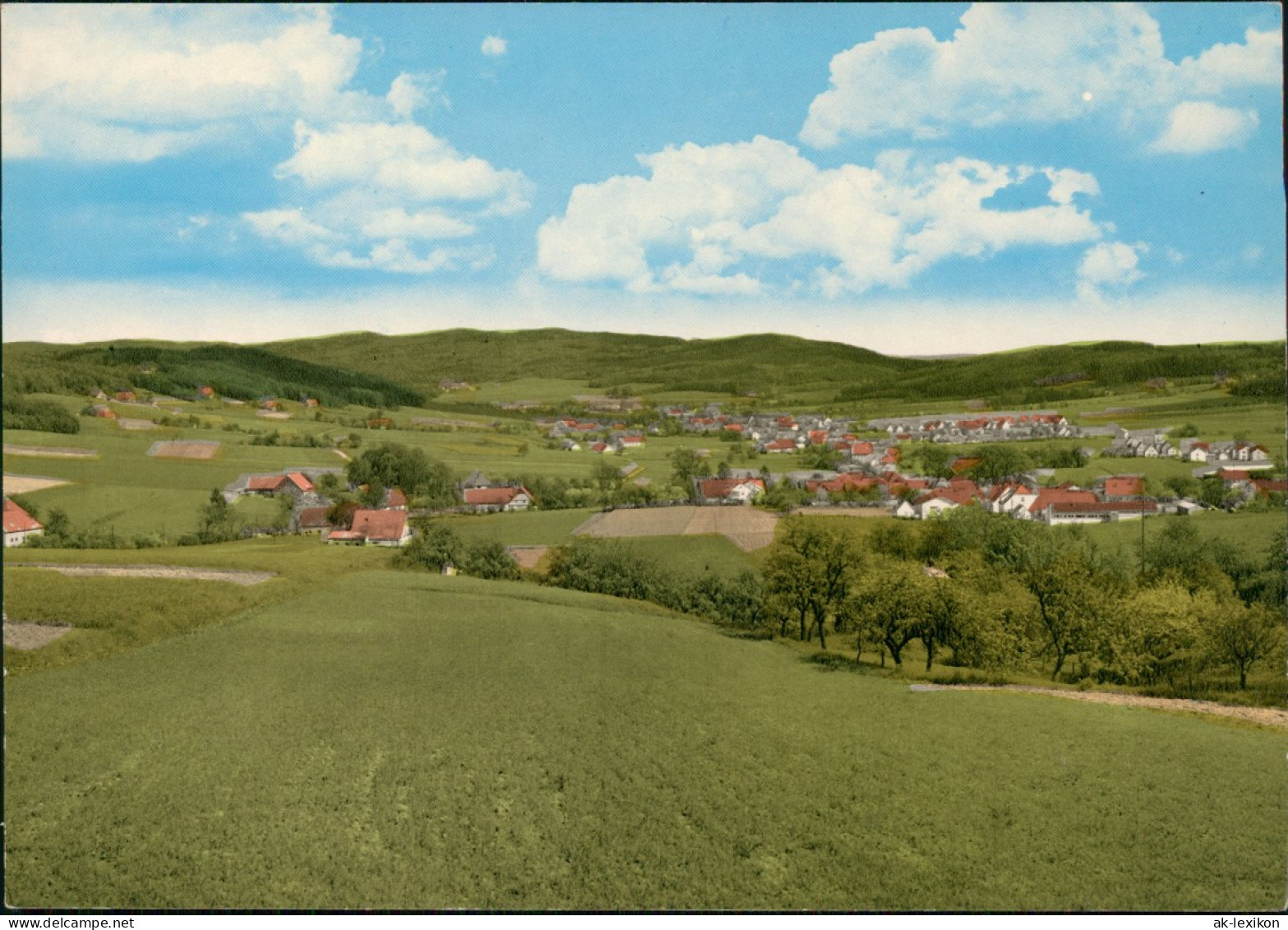 Ansichtskarte Börninghausen GGETAL Ortspanorama Mit Eininghausen 1970 - Autres & Non Classés