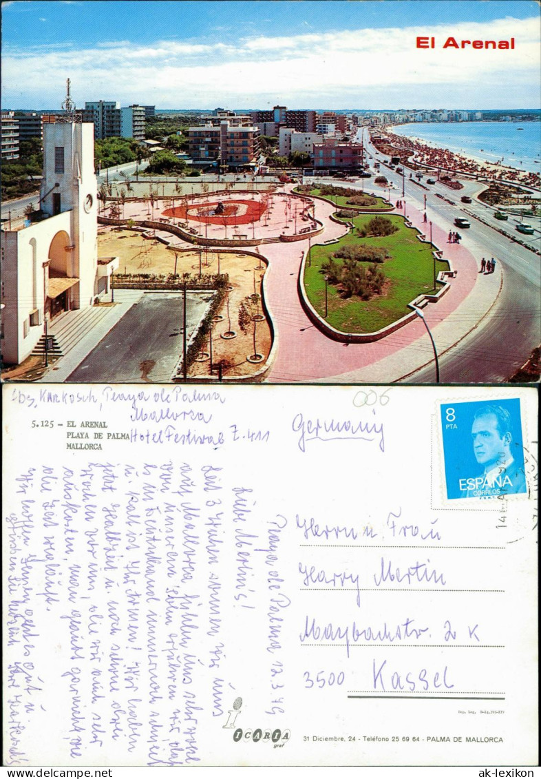 Postales El Arenal Panorama Teilansicht Partie Am Strand Mit Hotels 1979 - Sonstige & Ohne Zuordnung
