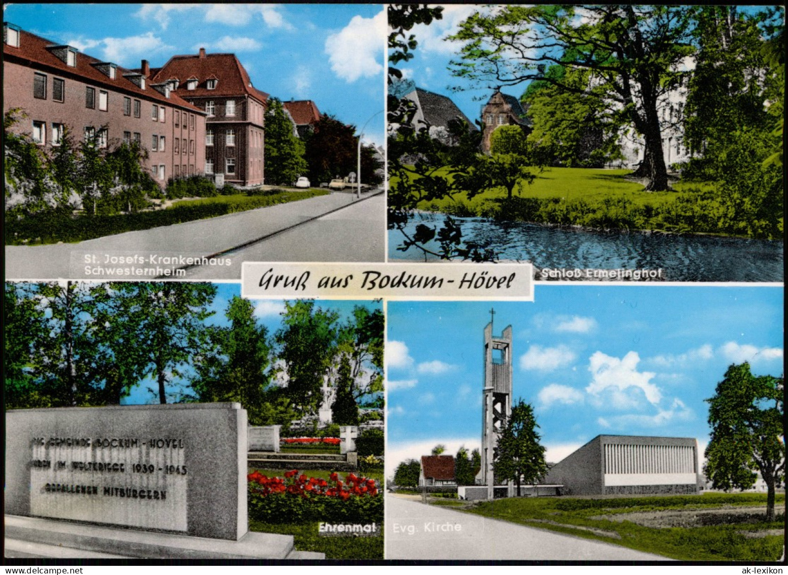 Bockum-Hövel-Hamm (Westfalen) St. Josefs-Krankenhaus  U.a. 4 B 1963 - Hamm