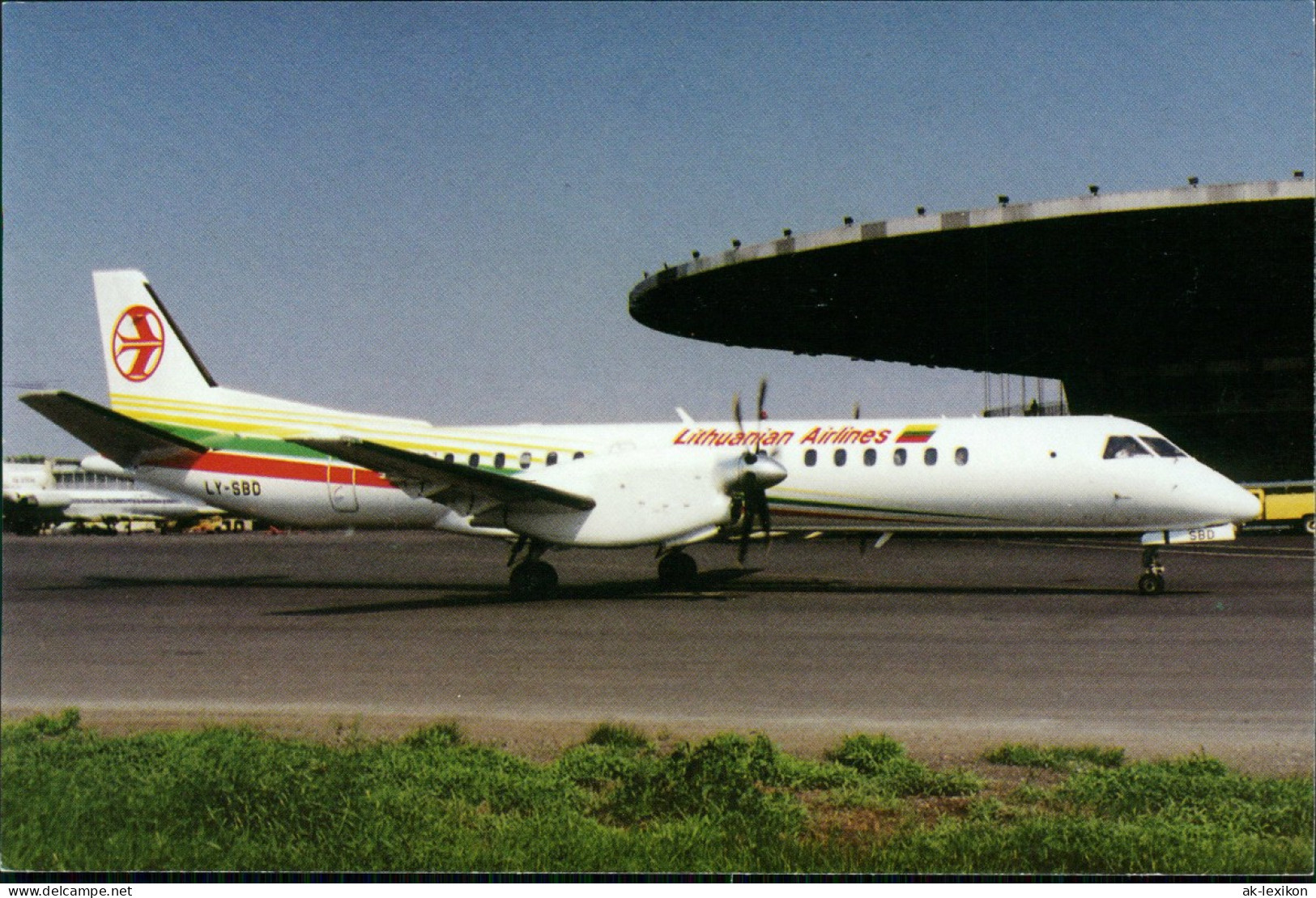 Flugzeug Airplane Avion Lithuanian Airlines Самолет СААБ 2000 1993 - 1946-....: Modern Tijdperk