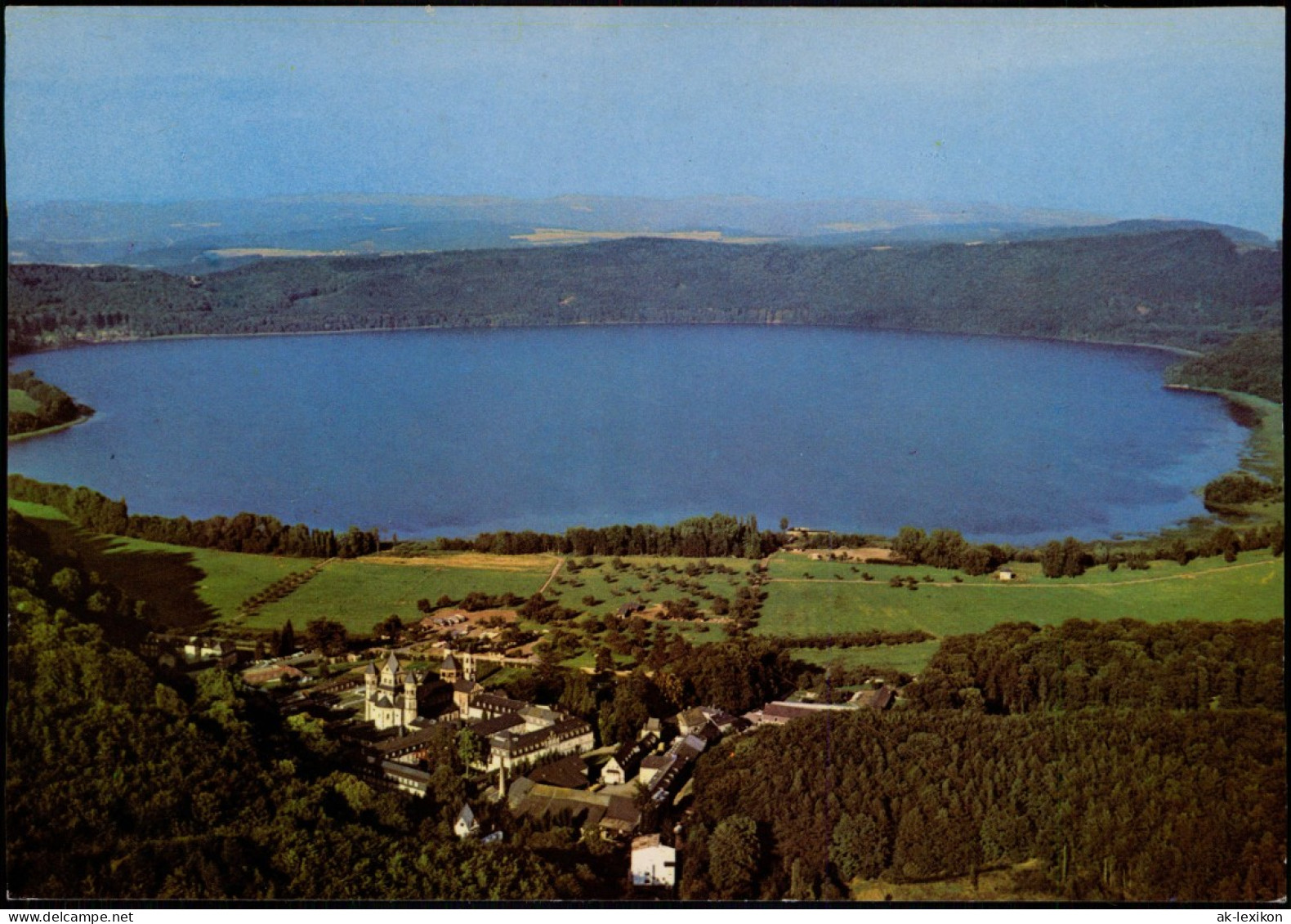 Glees (Vulkaneifel) Abtei Maria Laach Vom Flugzeug Aus, Luftbild 1967 - Other & Unclassified