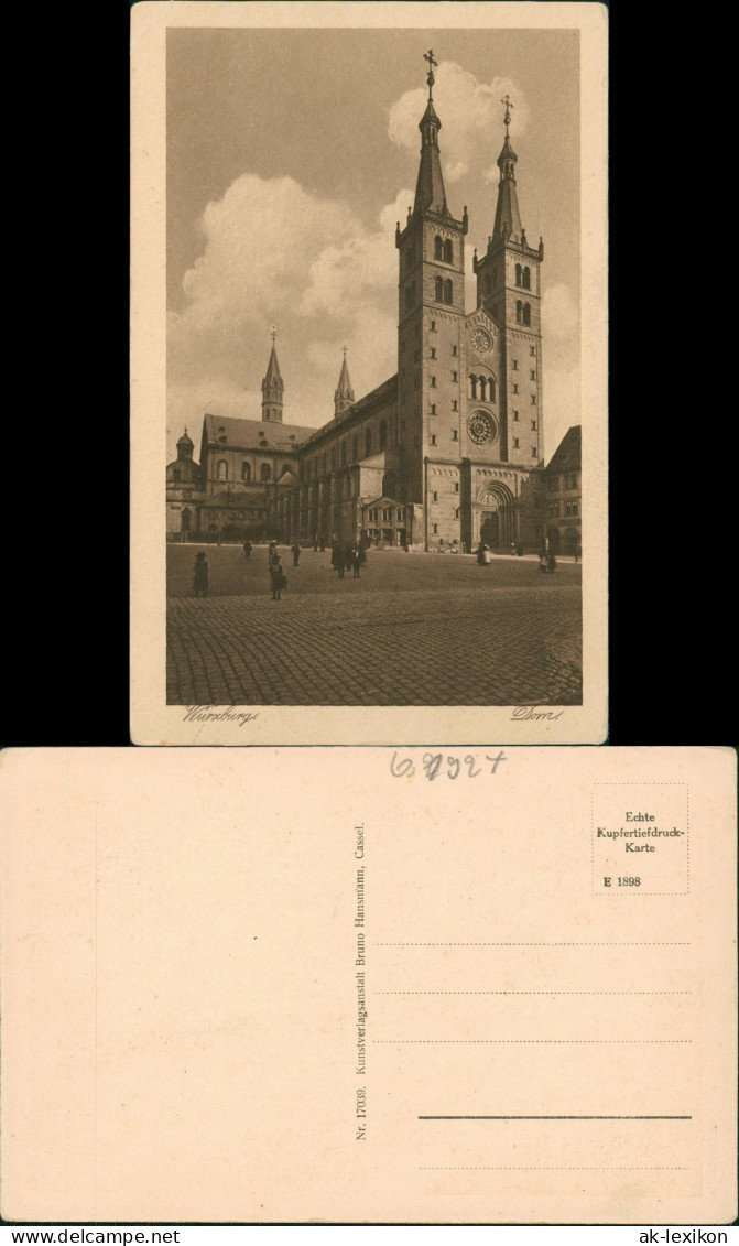 Ansichtskarte Würzburg St. Kiliansdom Zu Würzburg 1920 - Wuerzburg