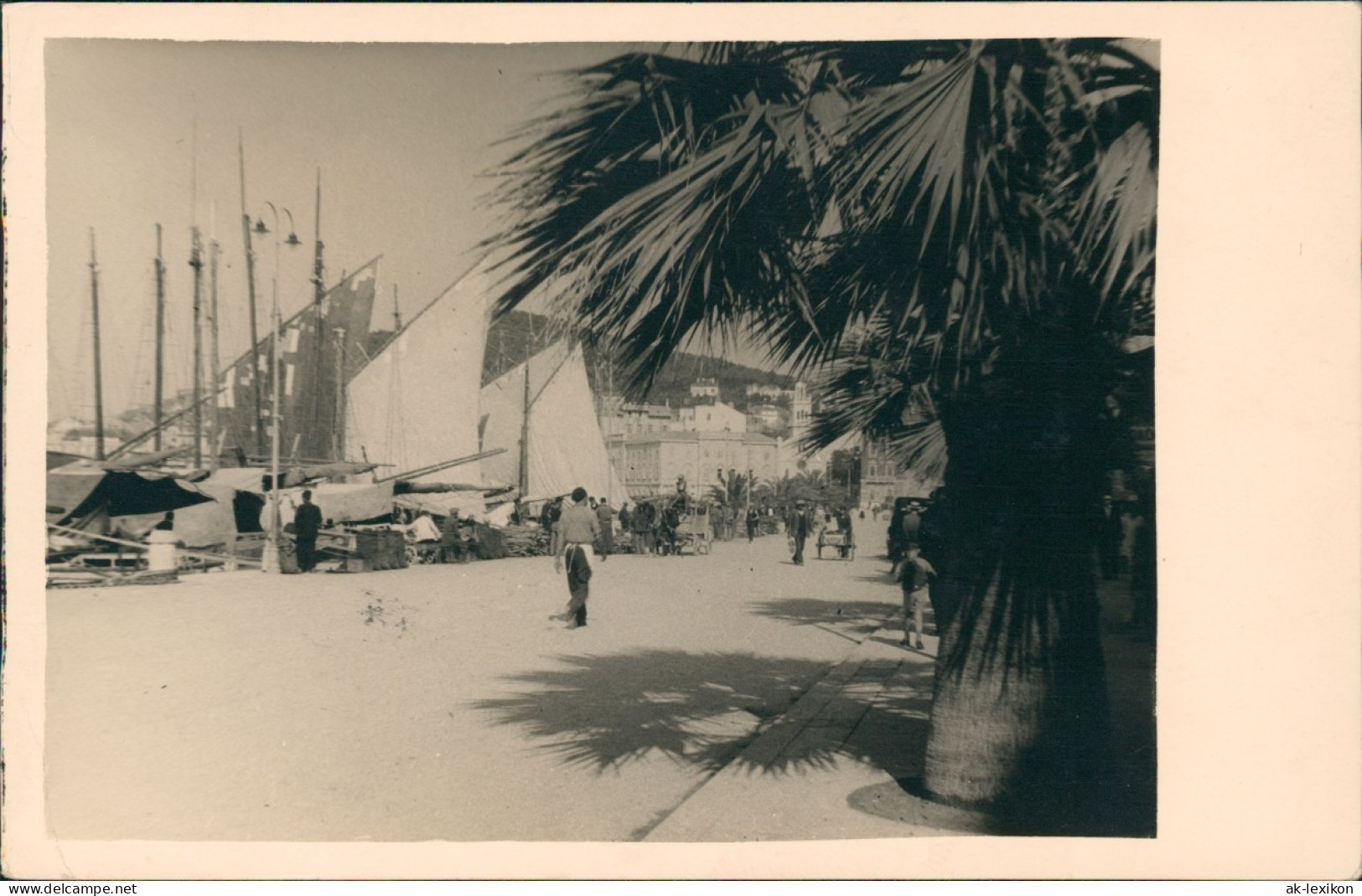 Postcard Orebić Partie Im Hafen 1935 - Kroatien