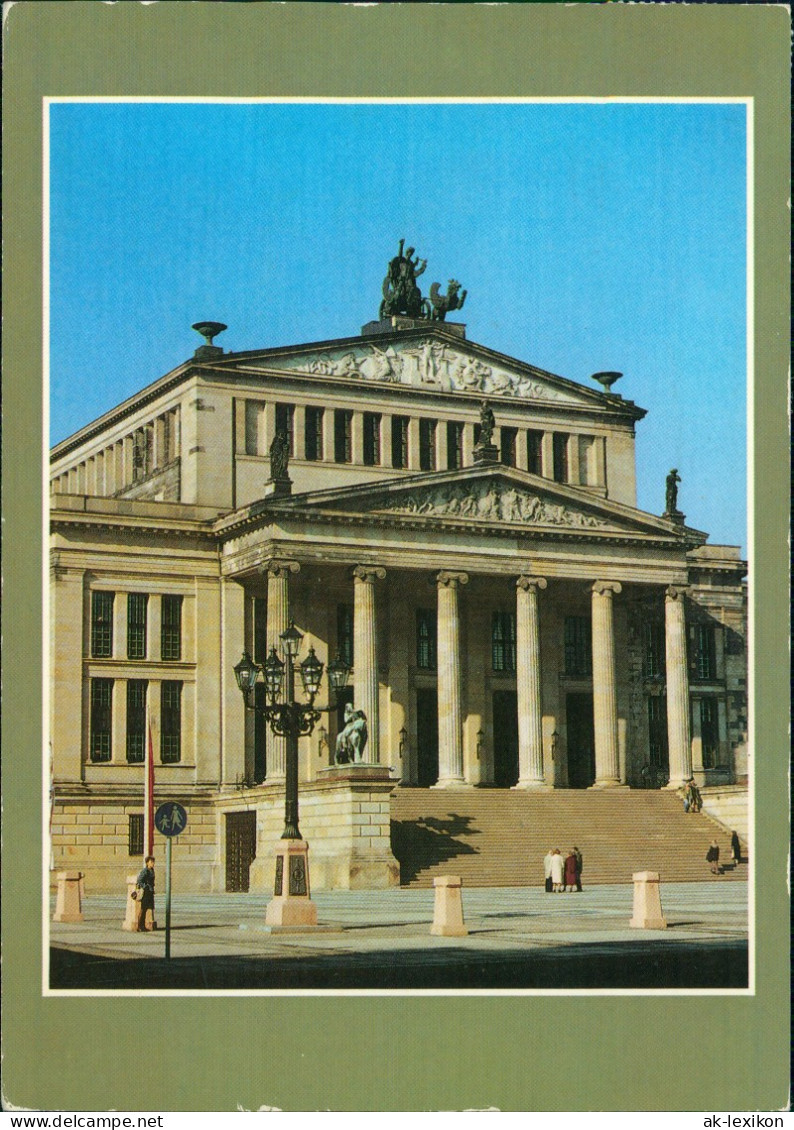 Mitte Berlin Konzerthaus (Altes Schauspielhaus) Ansichtskarte 1987 - Mitte