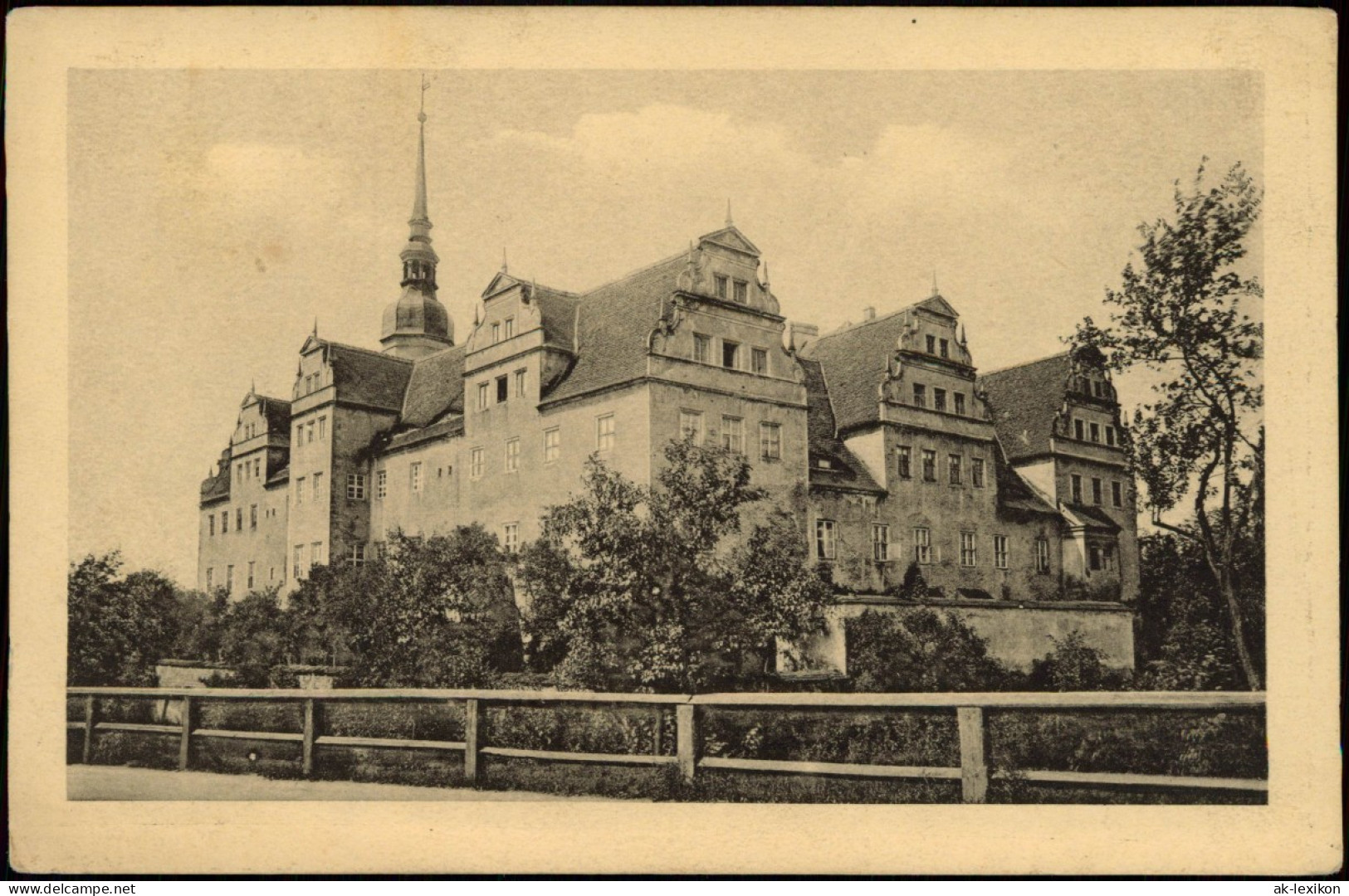 Ansichtskarte Doberlug-Kirchhain Dobrilugk Schloß 1922 - Doberlug-Kirchhain