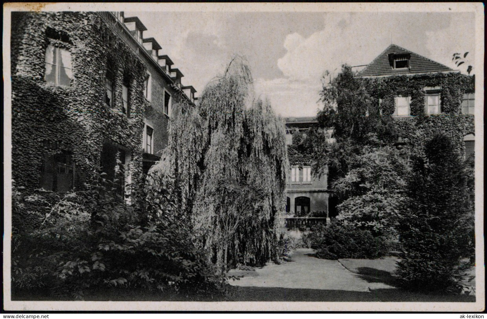 Ansichtskarte Kalk-Köln Ev. Krankenhaus  Park-Partie 1940 - Köln