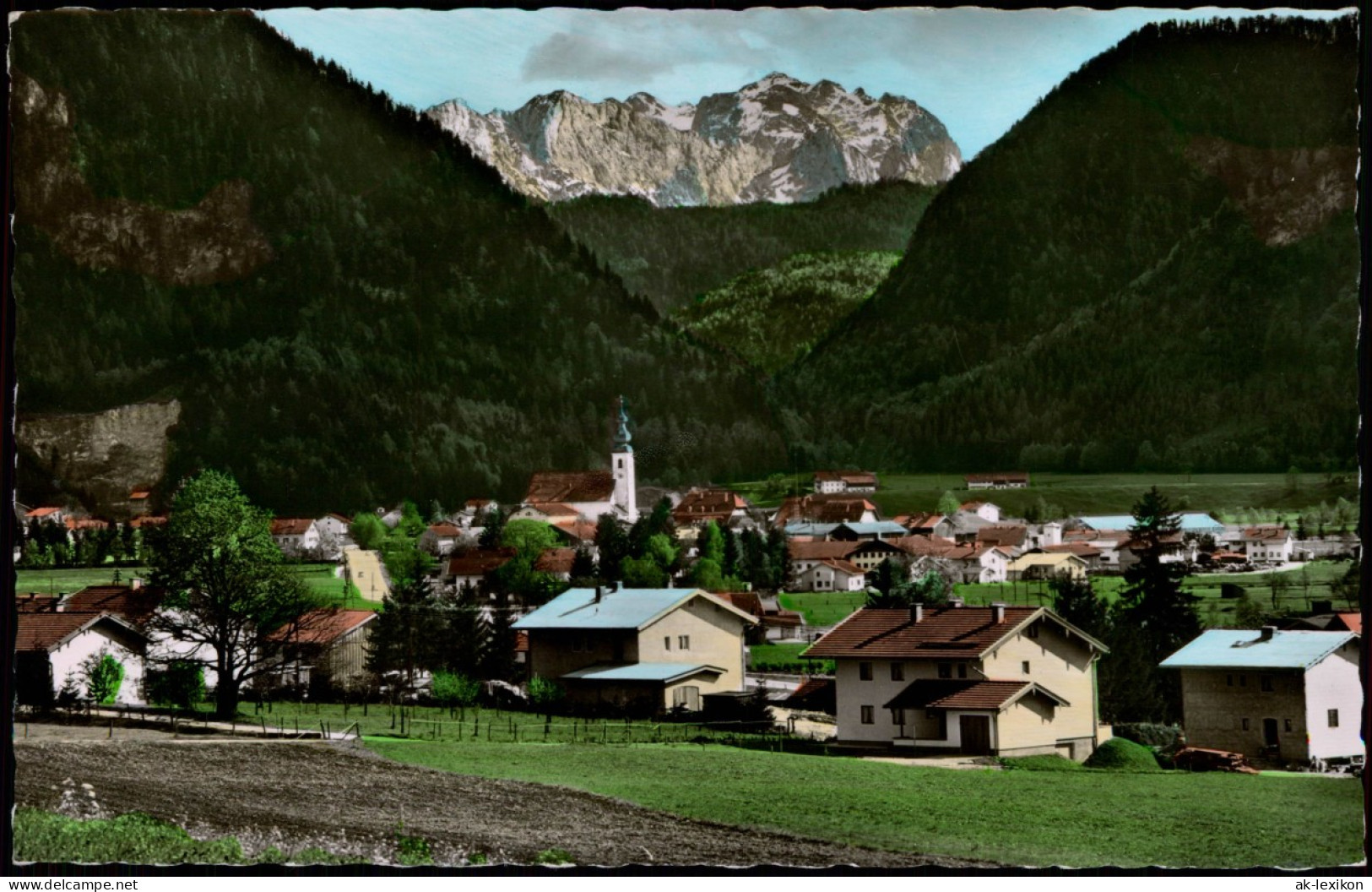 Ansichtskarte Inzell / Obb. Panorama-Ansicht Mit Reiteralpe 1962 - Autres & Non Classés