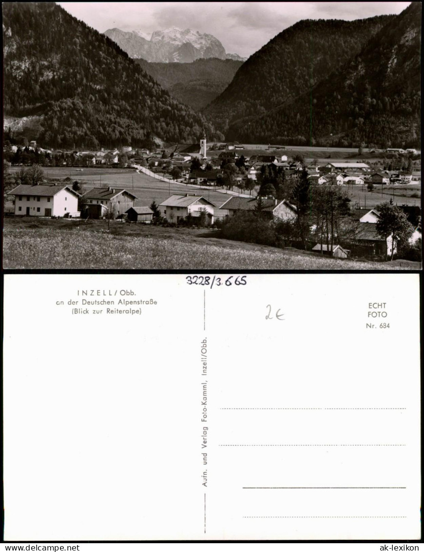 Ansichtskarte Inzell / Obb. Blick Auf Die Stadt 1964 - Autres & Non Classés