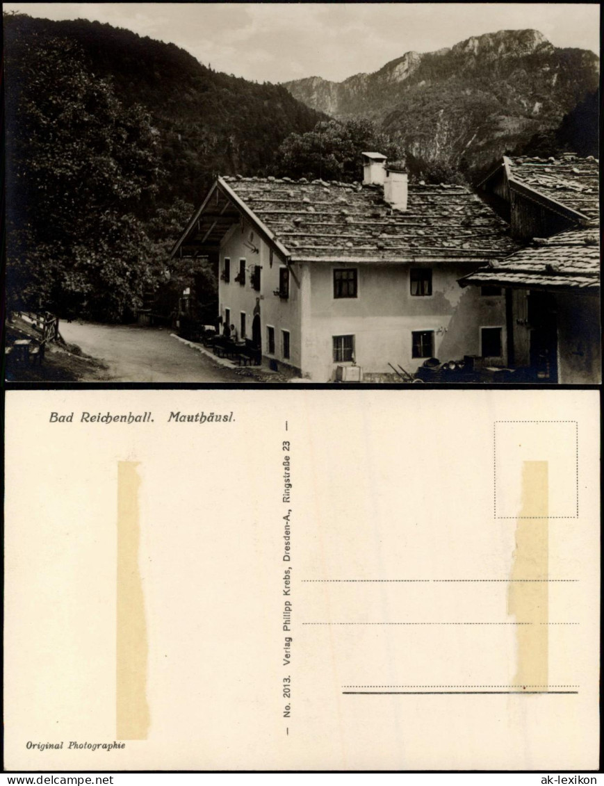 Schneizlreuth Mauthäusl (Deutsche Alpenstraße) Region Reichenhall 1920 - Autres & Non Classés