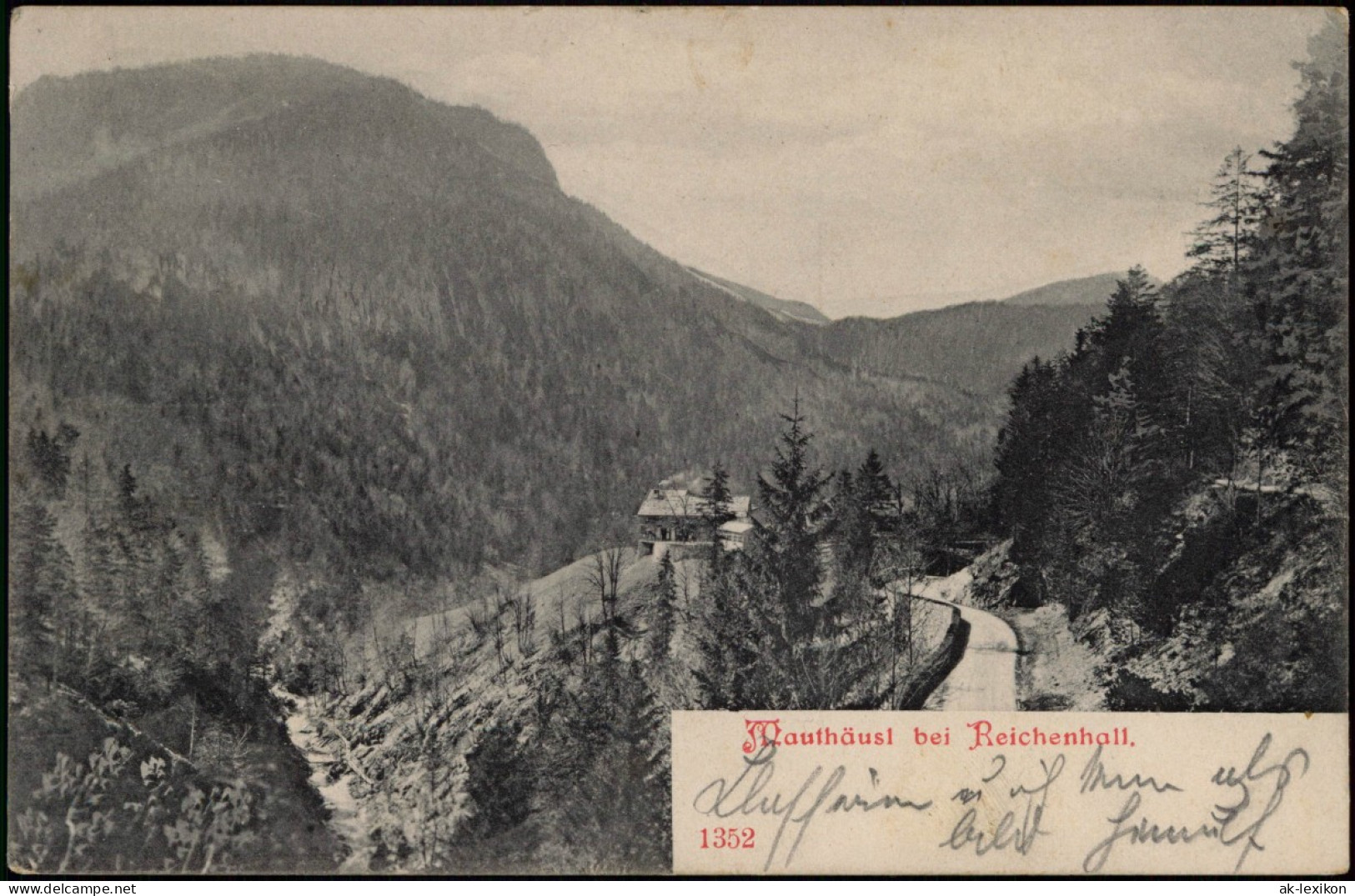 Ansichtskarte Bad Reichenhall Umland-Ansicht Partie Am Mauthäusl 1907 - Bad Reichenhall