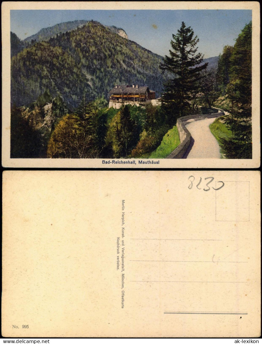 Ansichtskarte Bad Reichenhall Umland-Ansicht Partie Am Mauthäusl 1920 - Bad Reichenhall