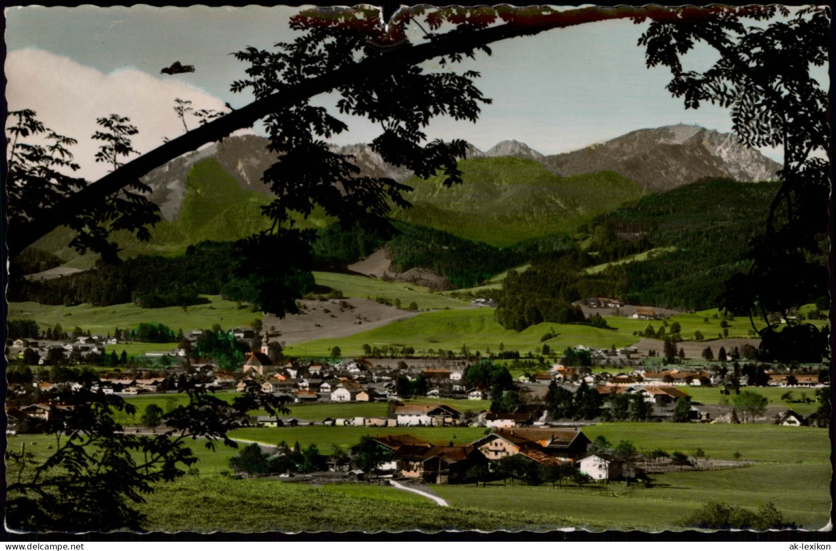 Ansichtskarte Inzell / Obb. Panorama-Ansicht Blick Zum Hochfelln 1960 - Other & Unclassified