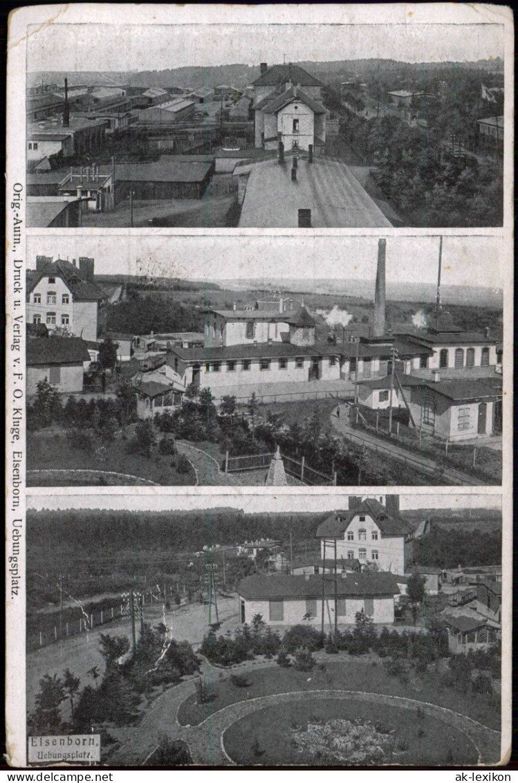 Elsenborn-Bütgenbach Mehrbildkarte MB Truppenübungsplatz 1916    Feldpost - Andere & Zonder Classificatie