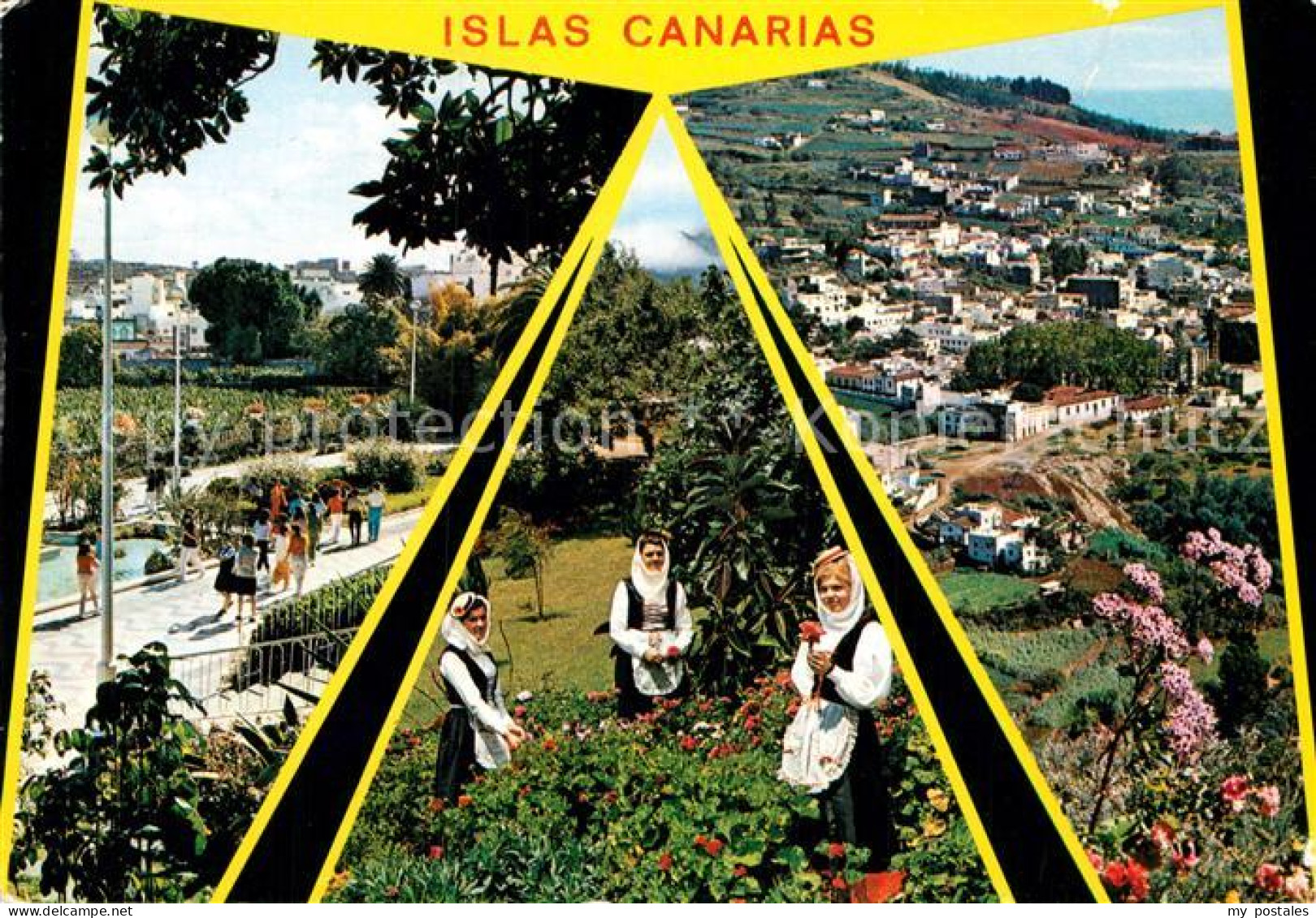 72930623 Islas Canarias Tracht Teilansicht  Islas Canarias - Autres & Non Classés