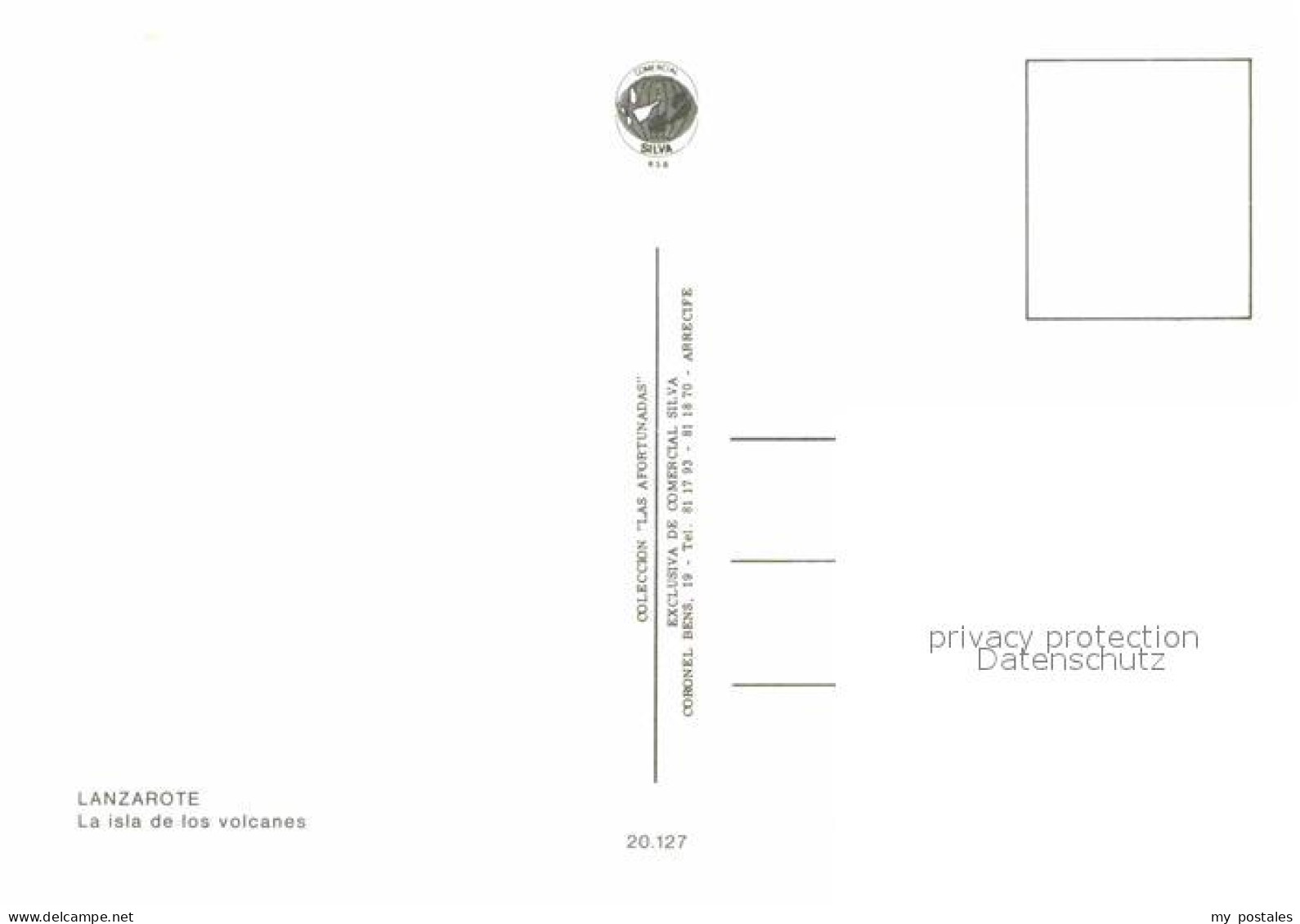 72930601 Lanzarote Kanarische Inseln Isla De Los Volcanes Mapa Lanzarote - Autres & Non Classés