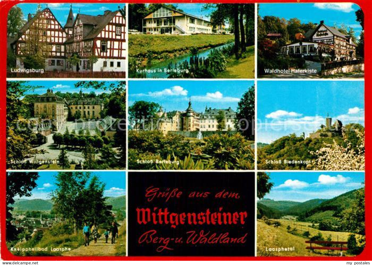 72929973 Bad Berleburg Ludwigsburg Kurhaus Waldhotel Haferkiste Schloss Wittgent - Bad Berleburg