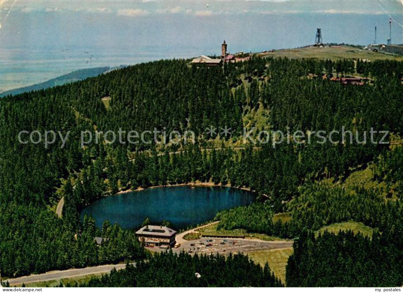 72929890 Mummelsee Berghotel Mit Hornisgrinde Fliegeraufnahme Mummelsee - Other & Unclassified