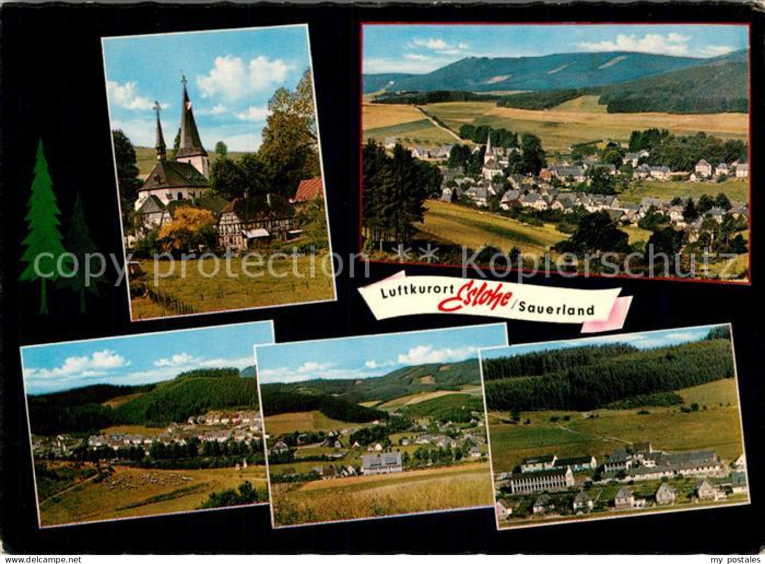 72929814 Eslohe Sauerland Kirche Fliegeraufnahme Panorama Eslohe (Sauerland) - Andere & Zonder Classificatie