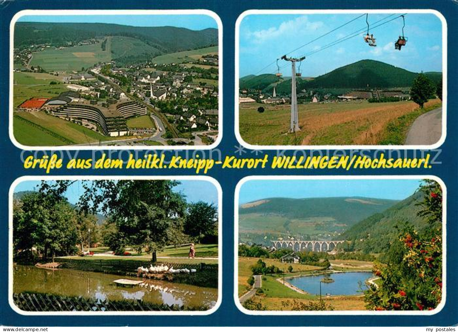 72929768 Willingen Sauerland Fliegeraufnahme Sessellift Park Viadukt Willingen S - Sonstige & Ohne Zuordnung