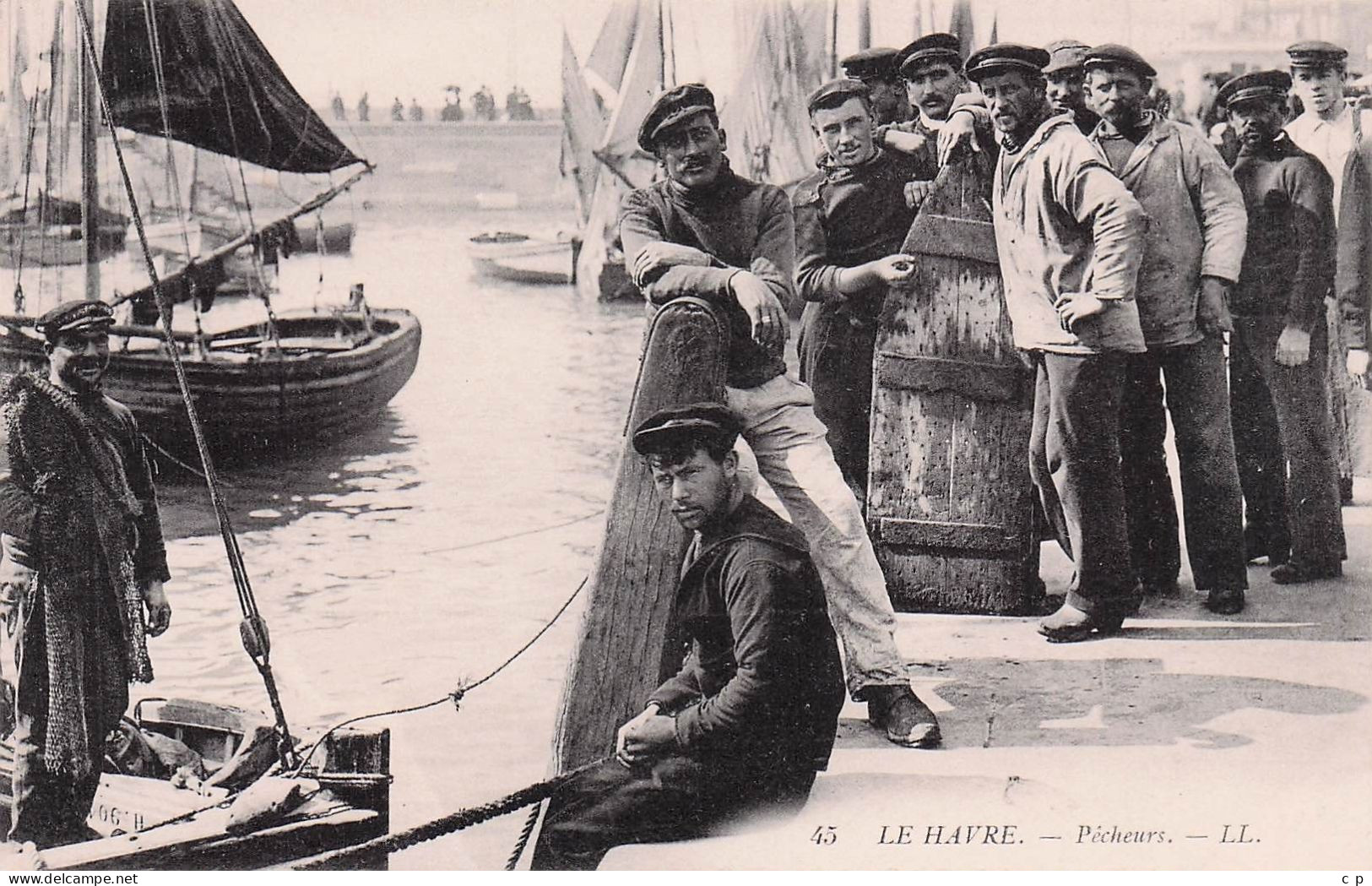 Le Havre  - Pecheurs - CPA°J - Harbour