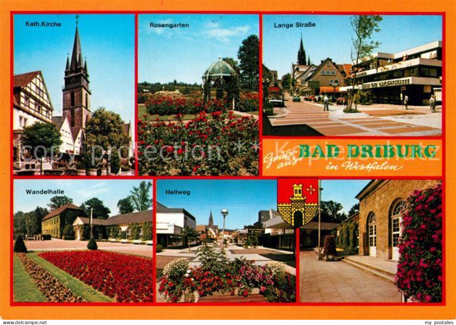 72929473 Bad Driburg Rosengarten Wandelhalle Hellweg Lange-Strasse Alhausen - Bad Driburg